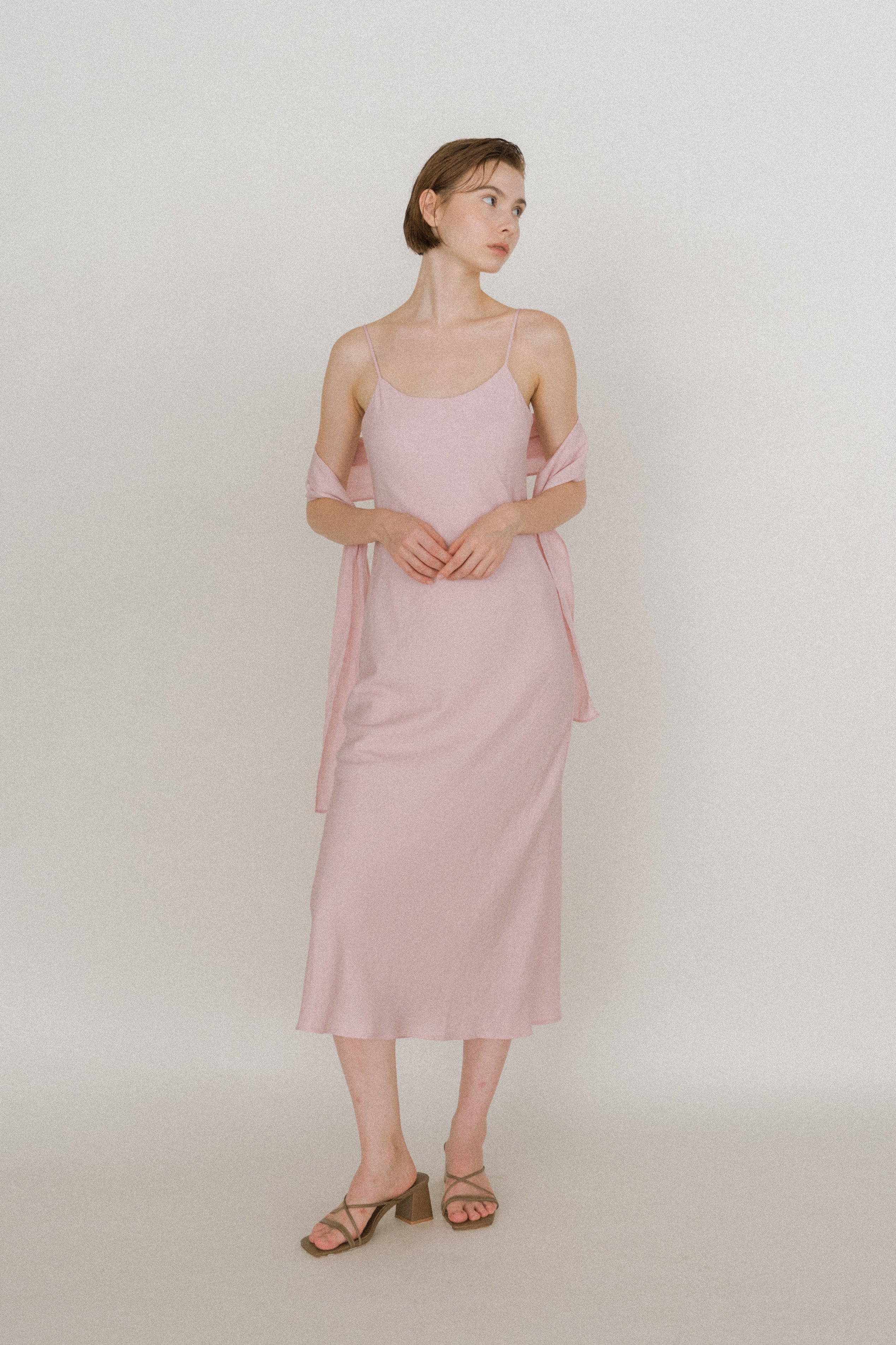 Classic Cami Dress in Petal Pink