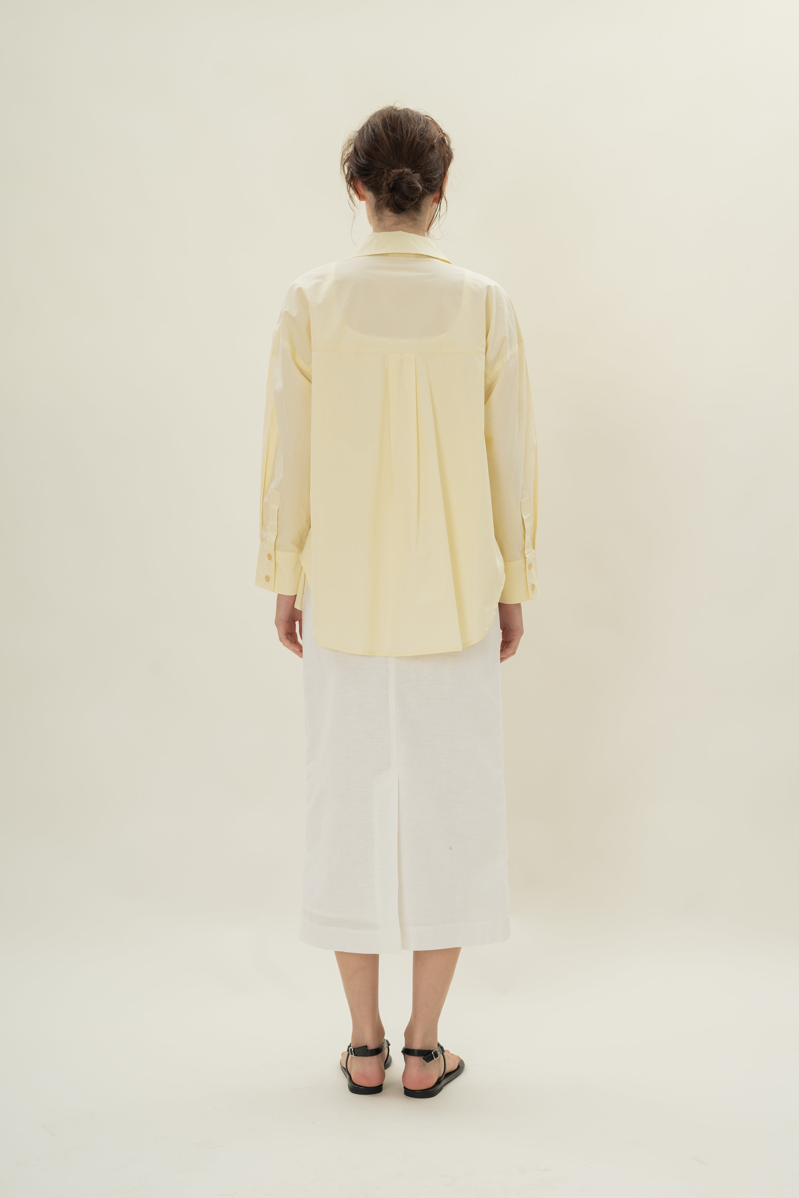 Cruise Long Sleeved Shirt in Cotton Souffle