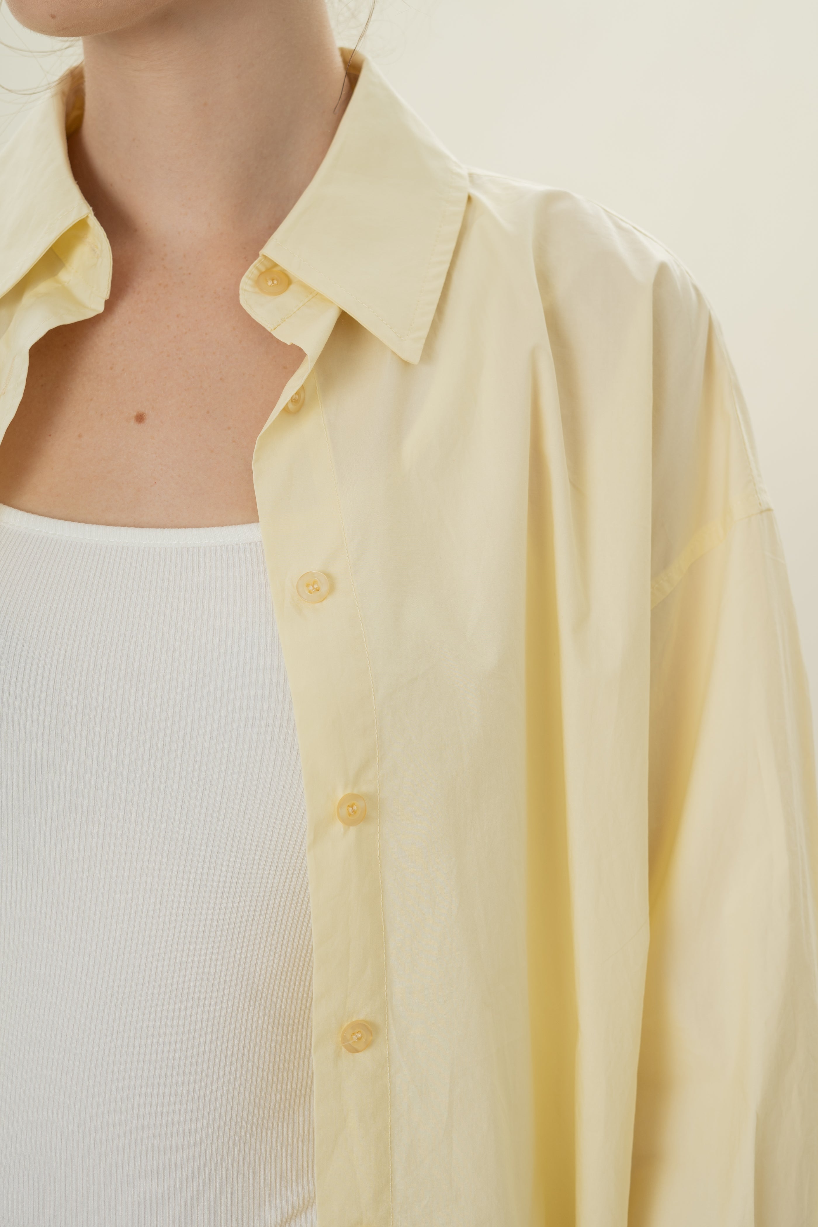 Cruise Long Sleeved Shirt in Cotton Souffle