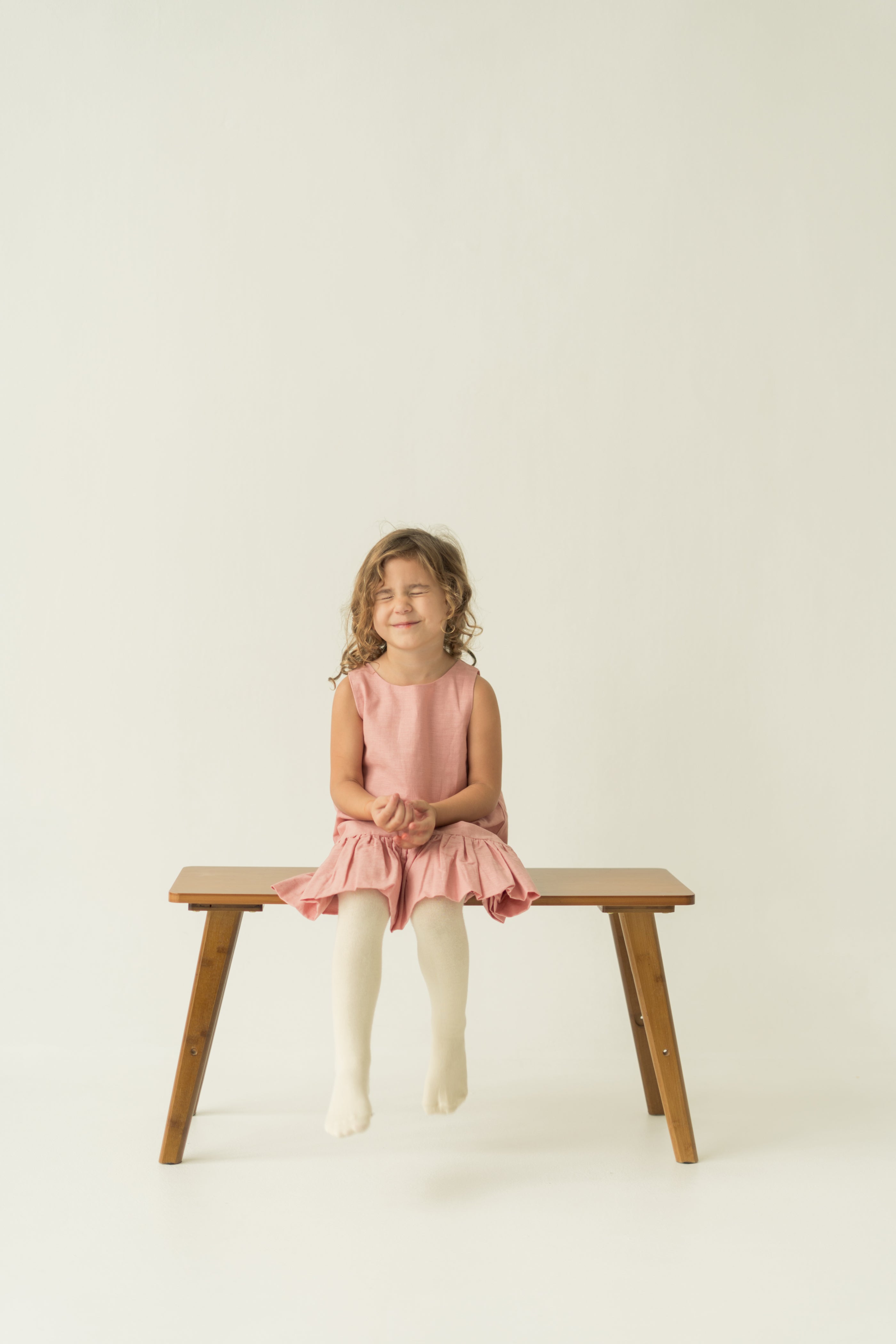 Mini Bubble Hem Dress in Pink