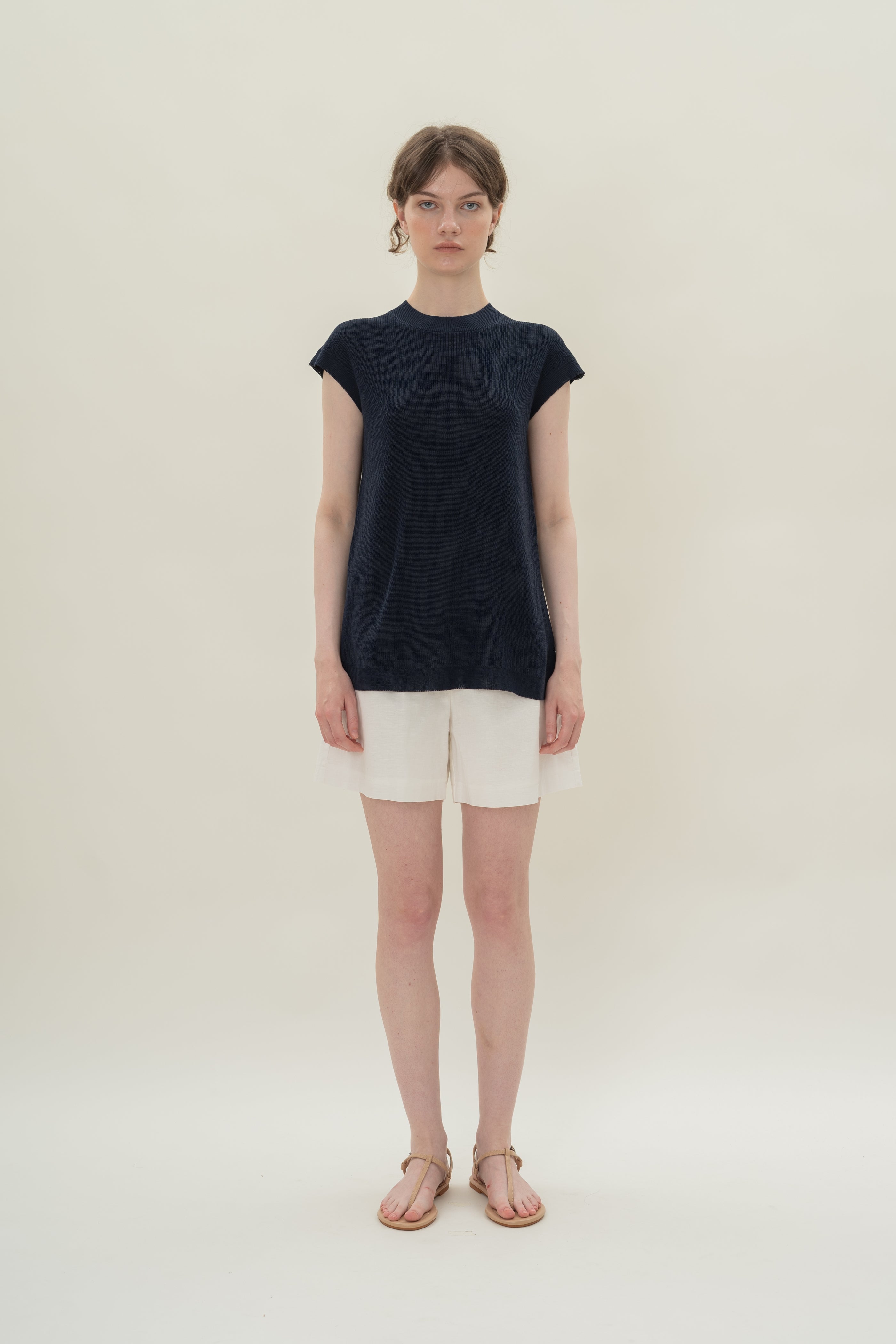 Knitted Tunic in Midnight