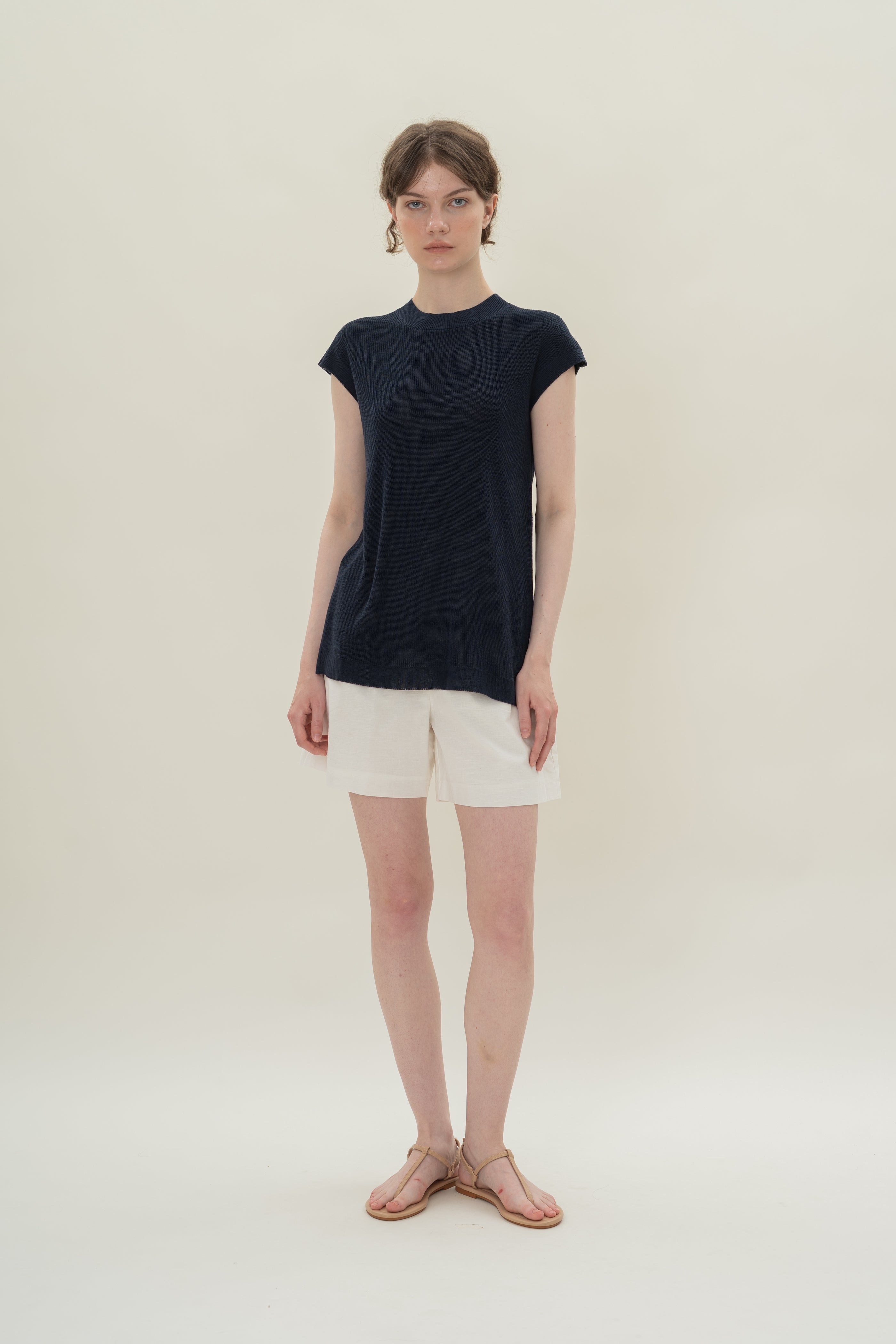 Knitted Tunic in Midnight