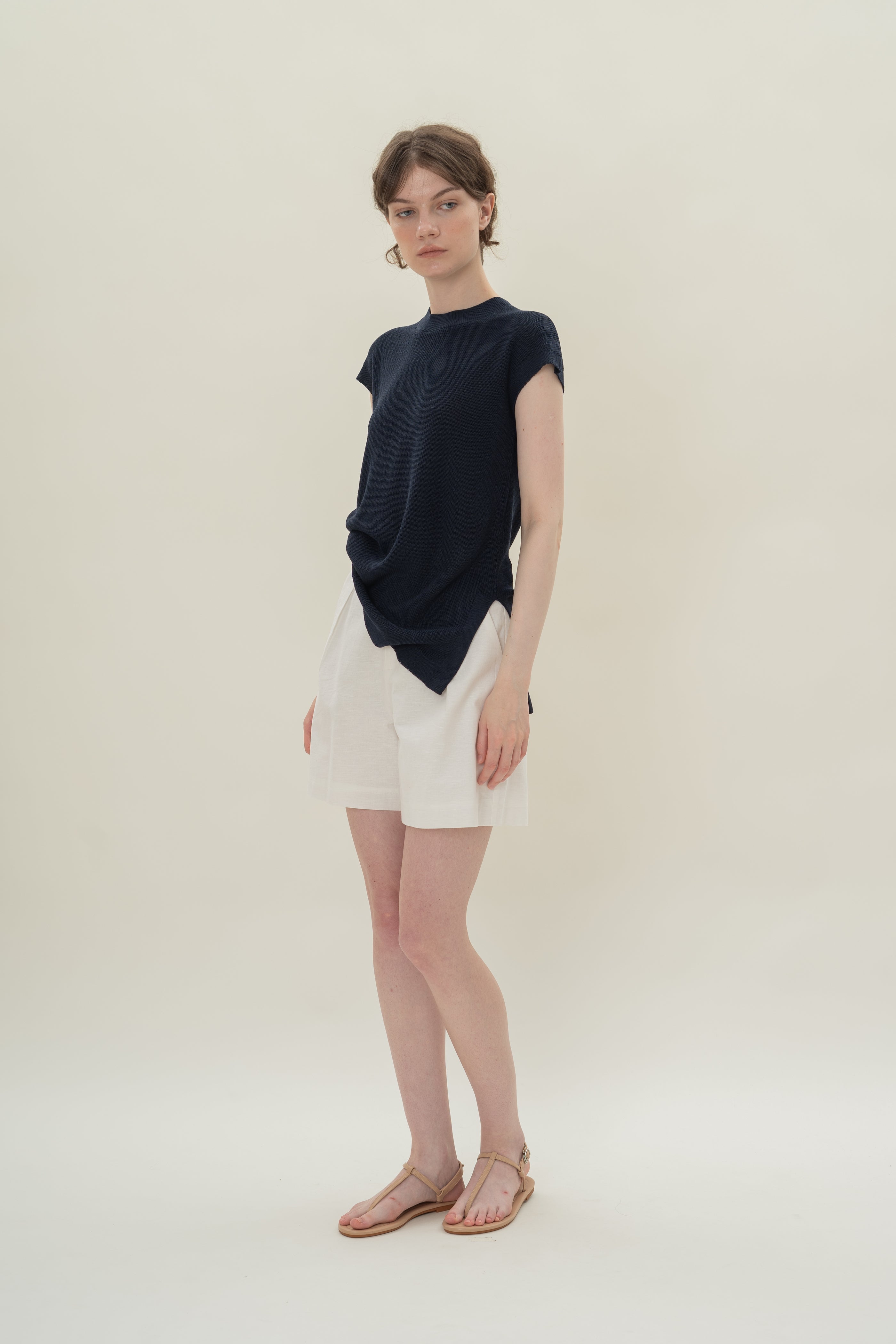 Knitted Tunic in Midnight