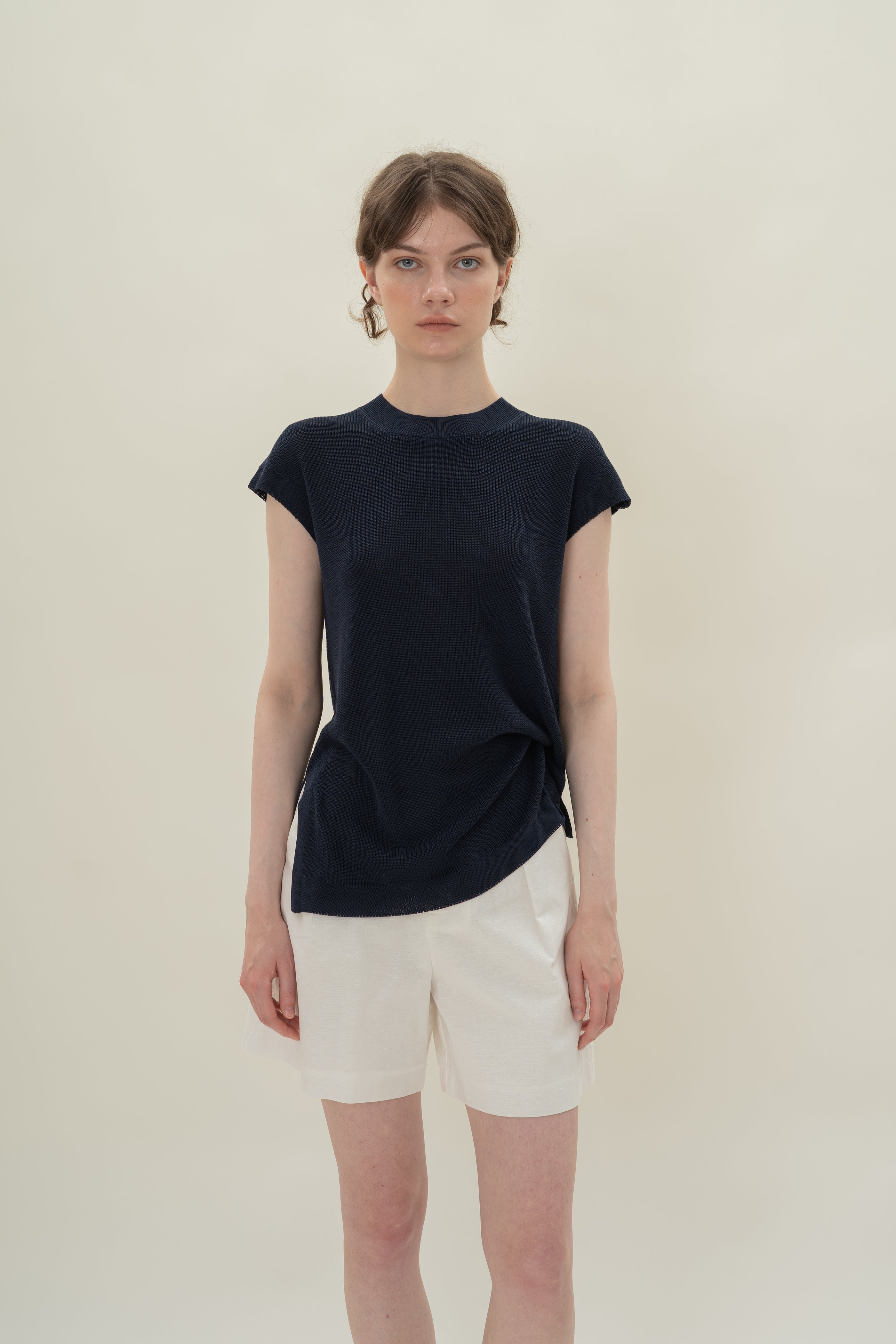 Knitted Tunic in Midnight