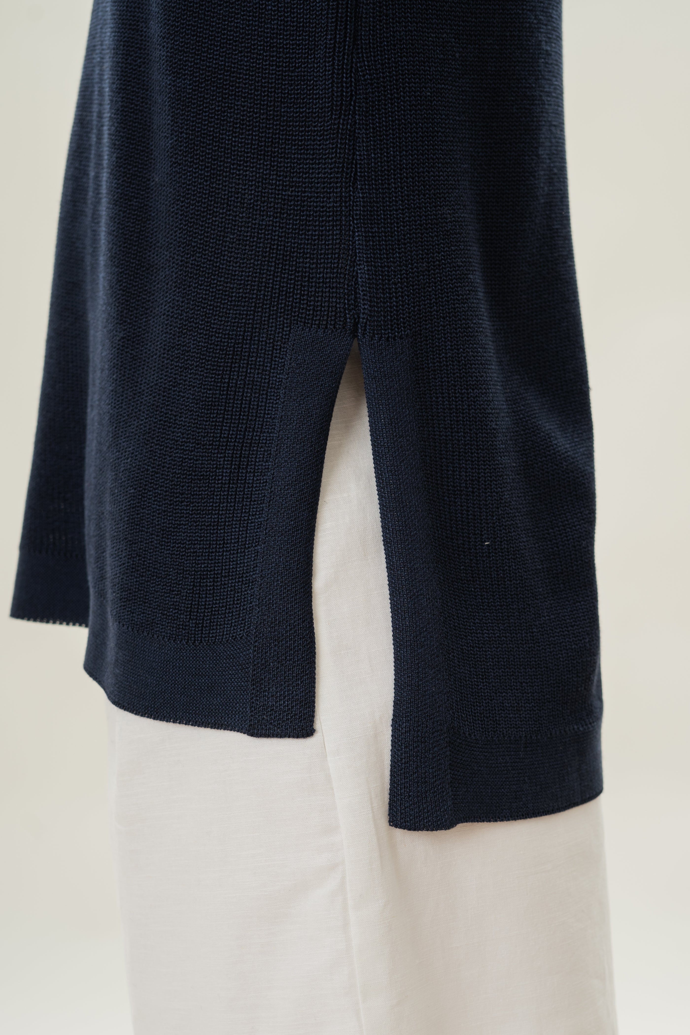 Knitted Tunic in Midnight