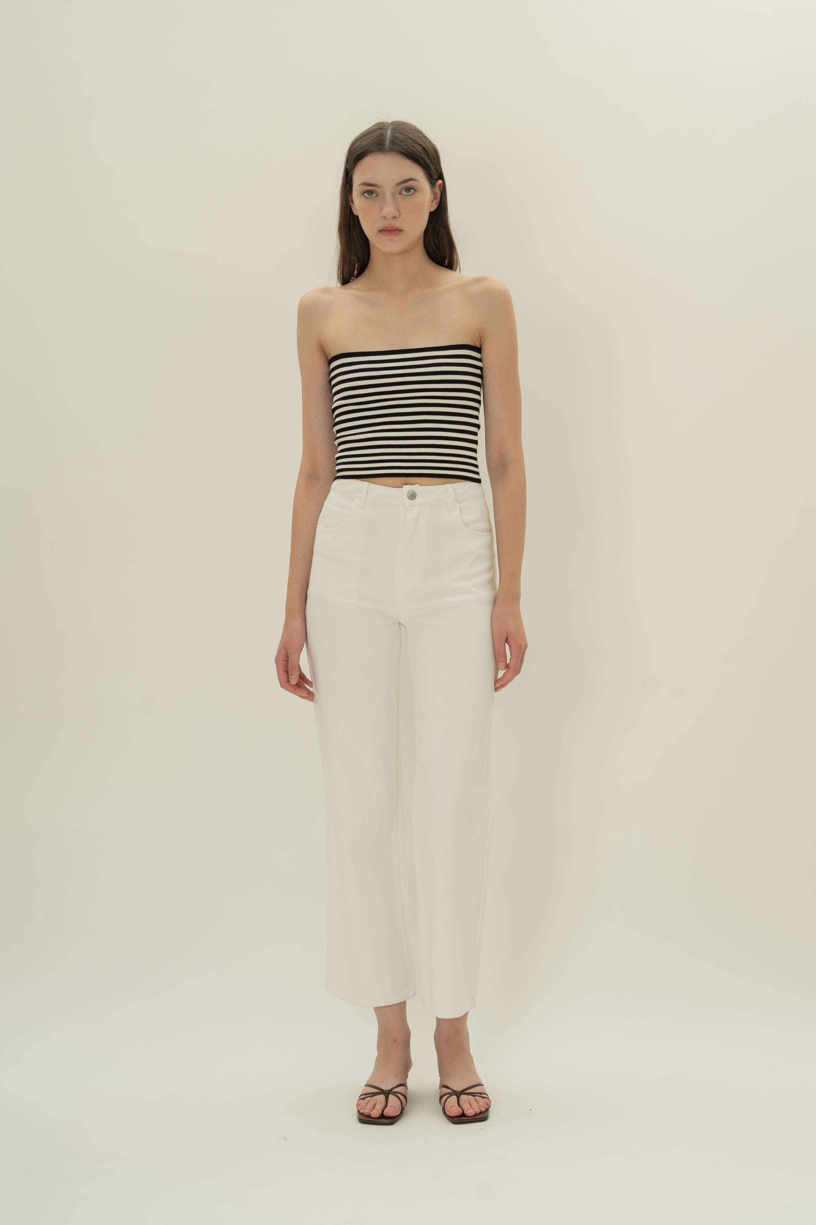 Knitted Bandeau in Stripe