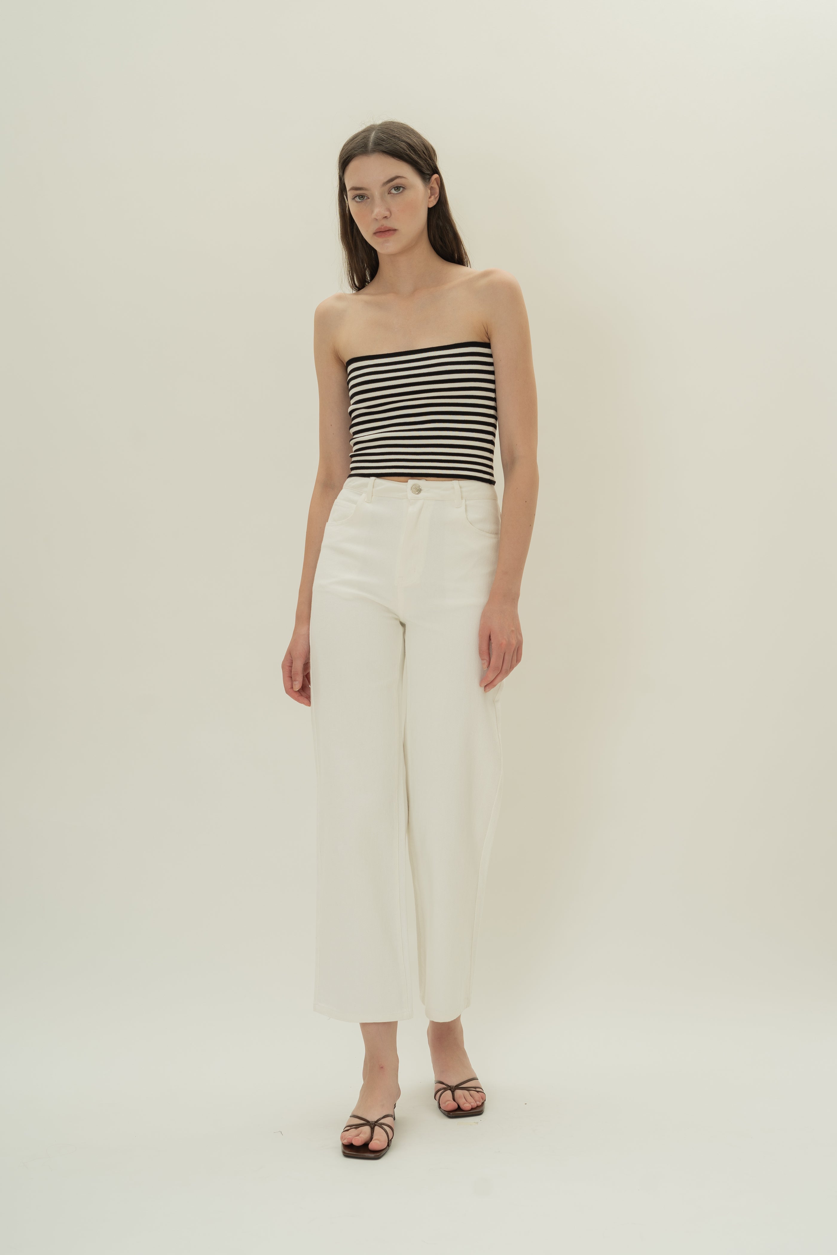 Knitted Bandeau in Stripe