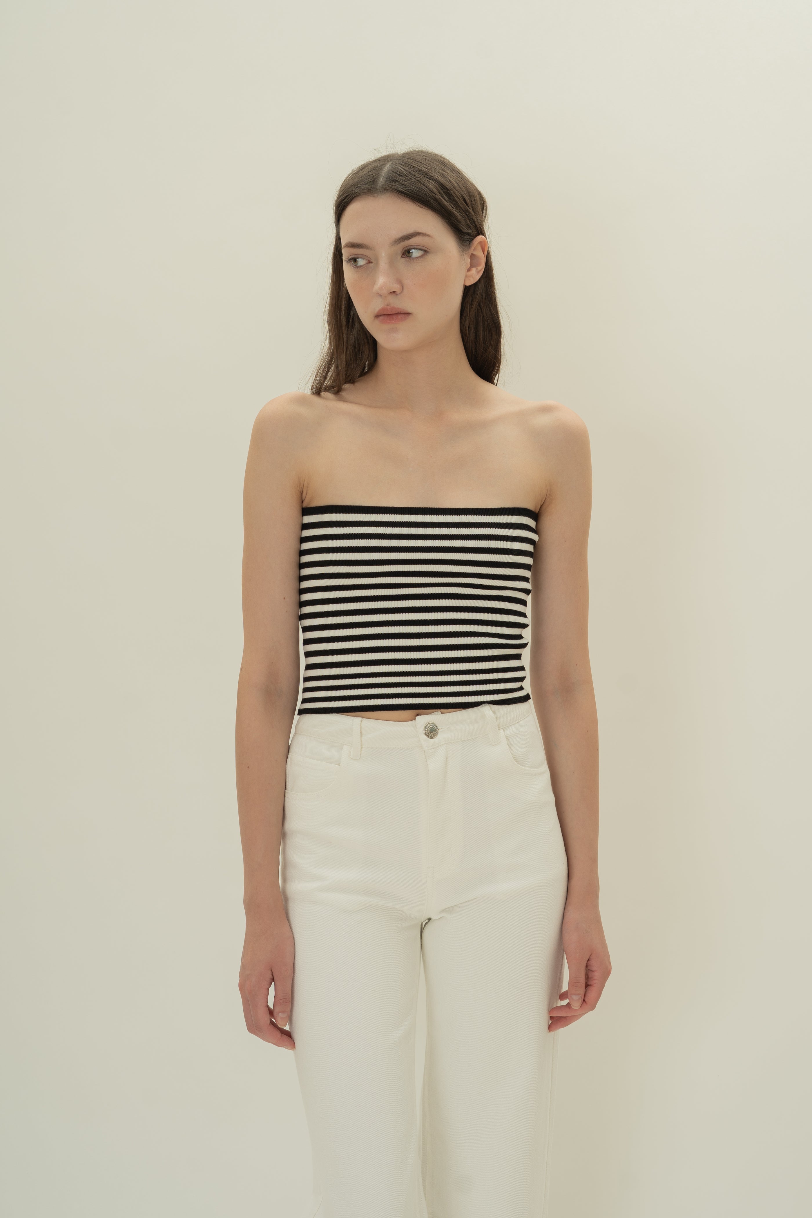 Knitted Bandeau in Stripe