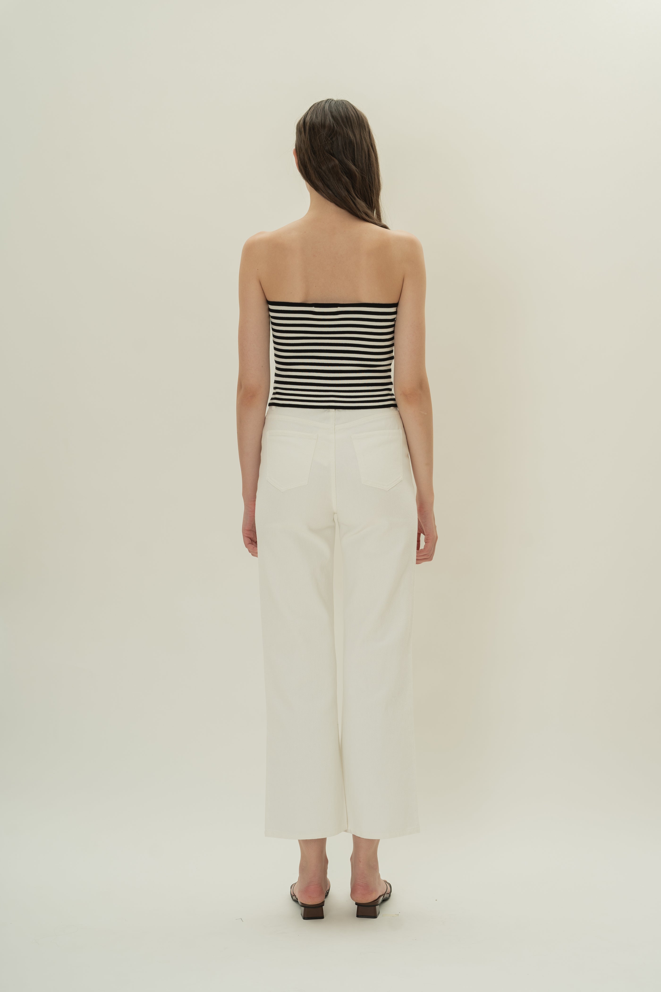 Knitted Bandeau in Stripe