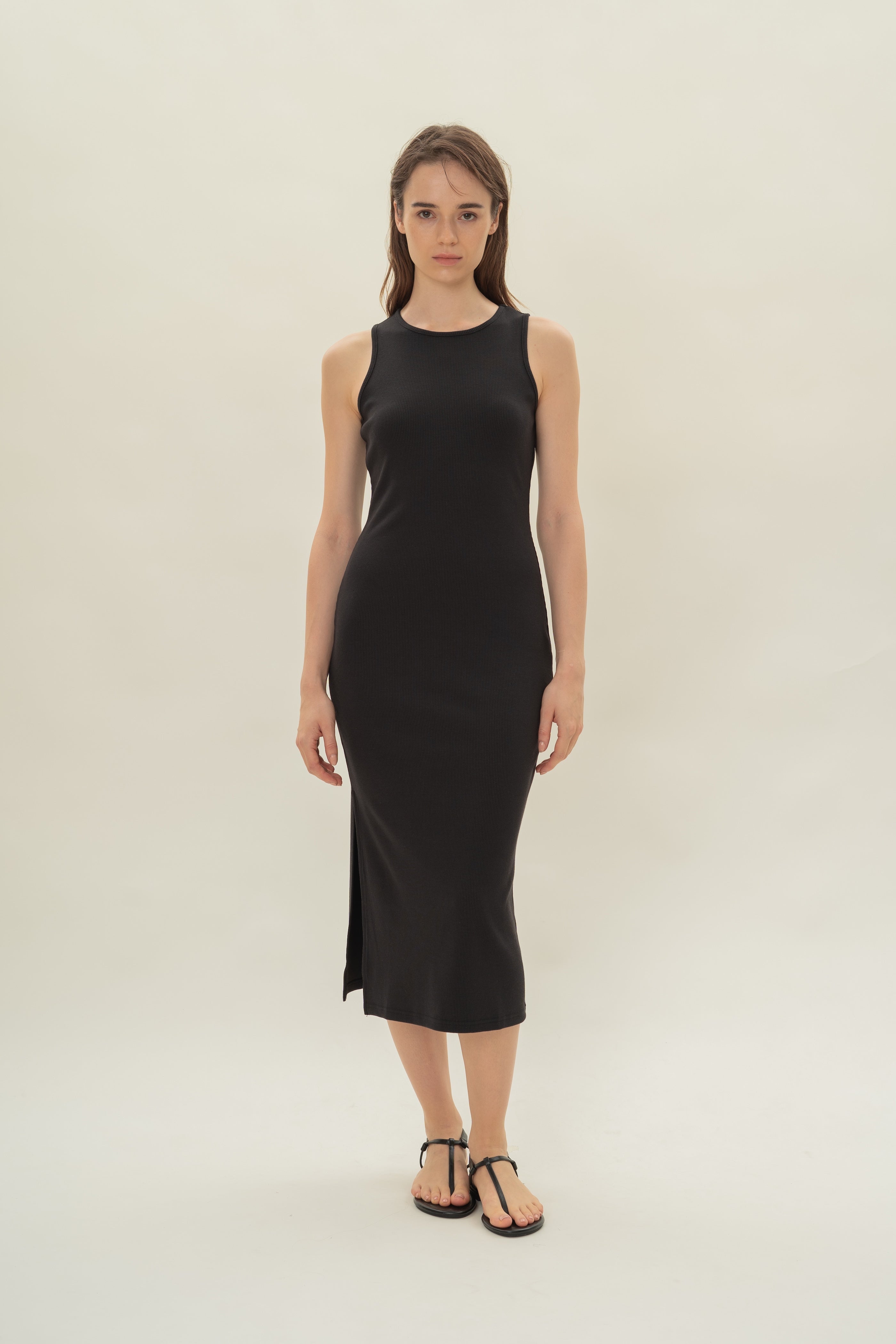 Knitted Dress in Black