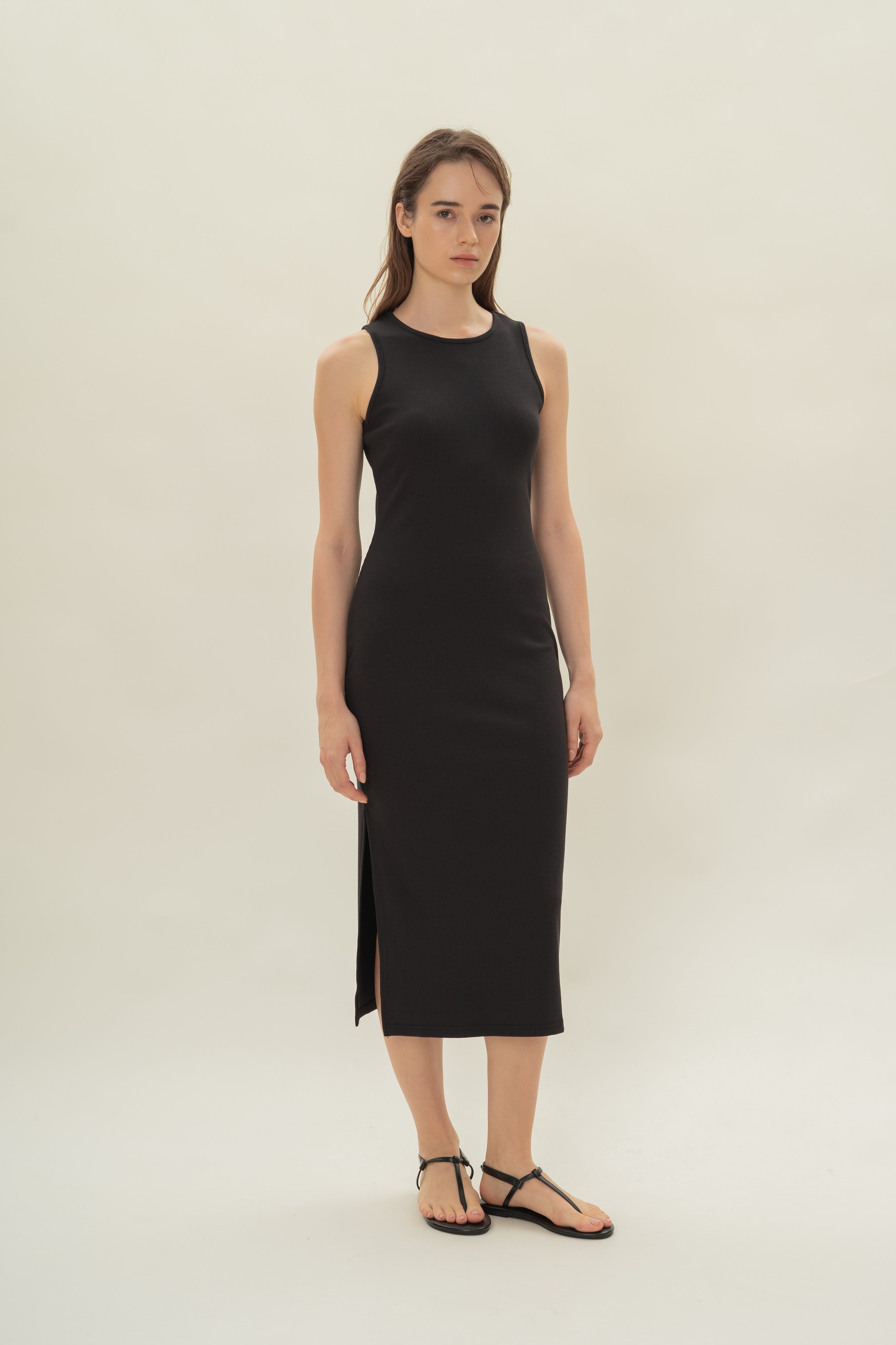 Knitted Dress in Black