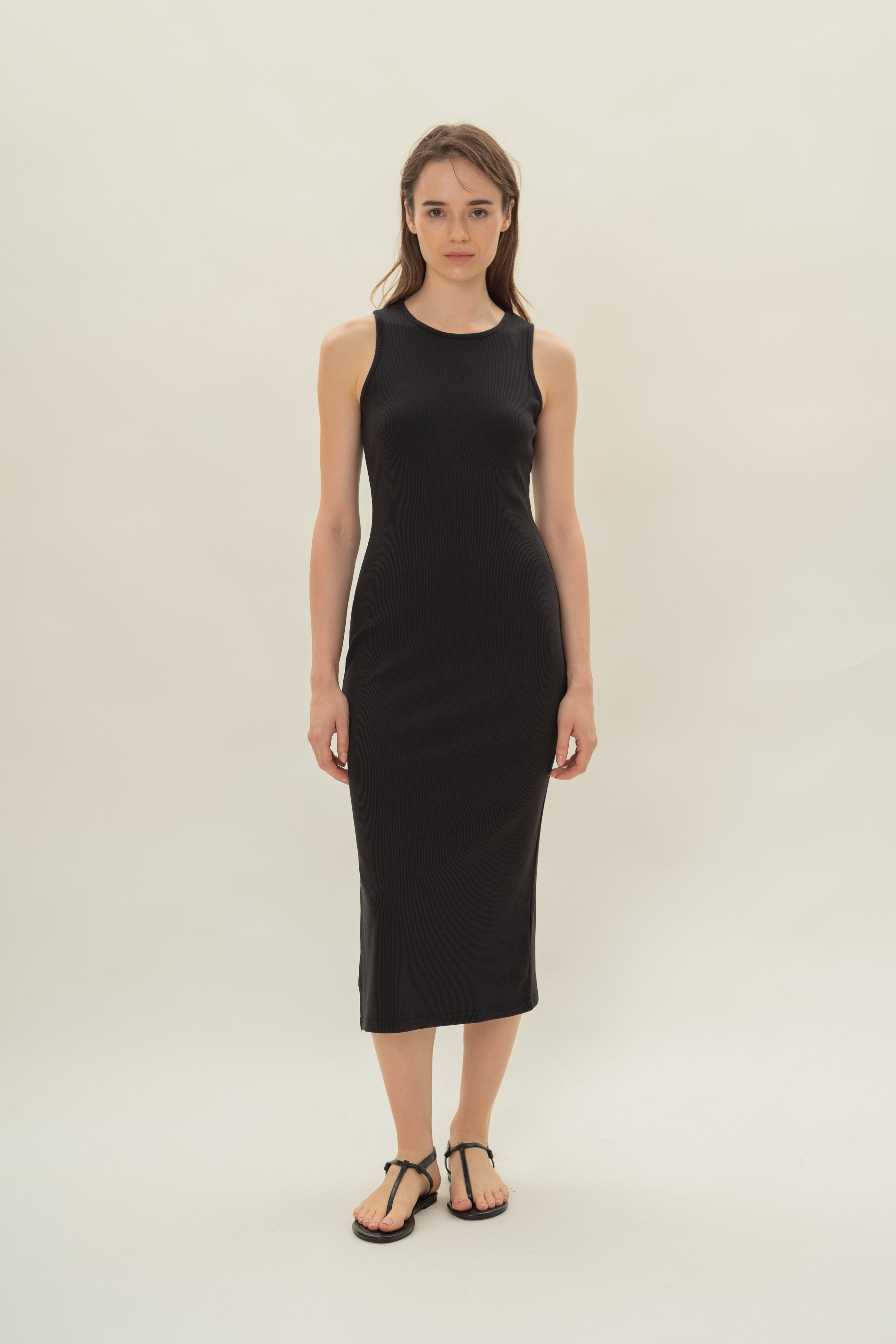 Knitted Dress in Black