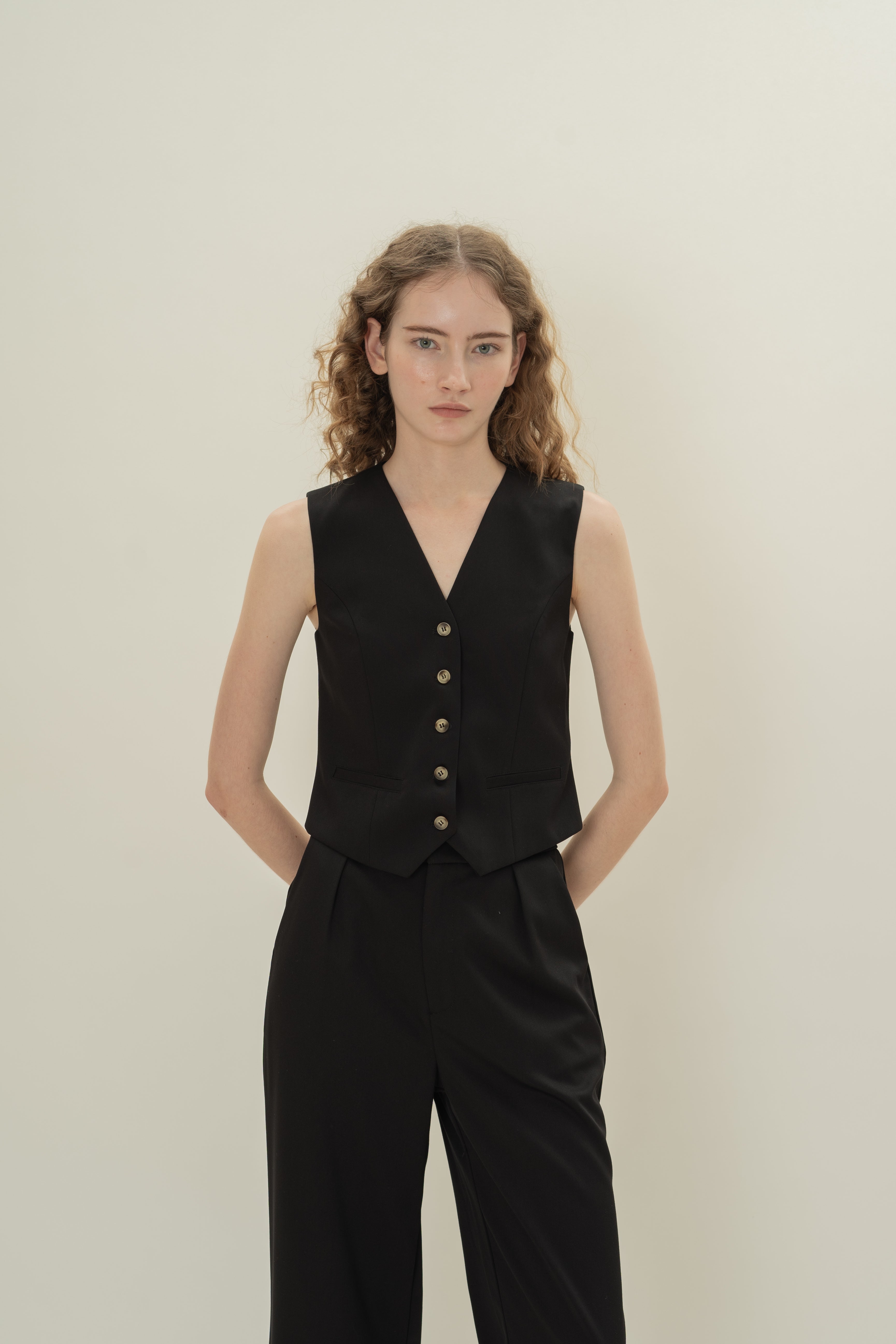 Suiting Waistcoat in Black