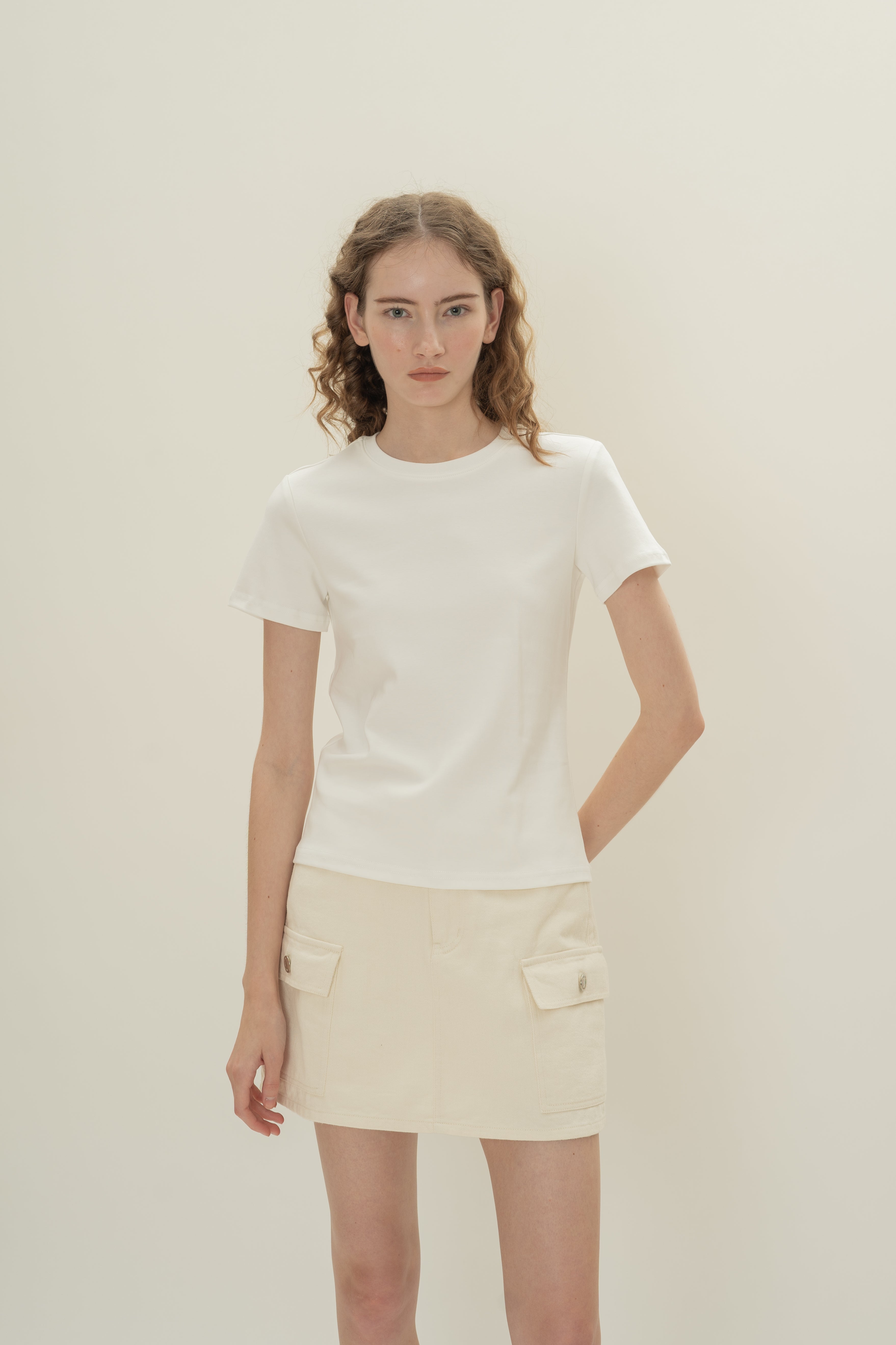 Slim Fit Tee in White (N°.04)