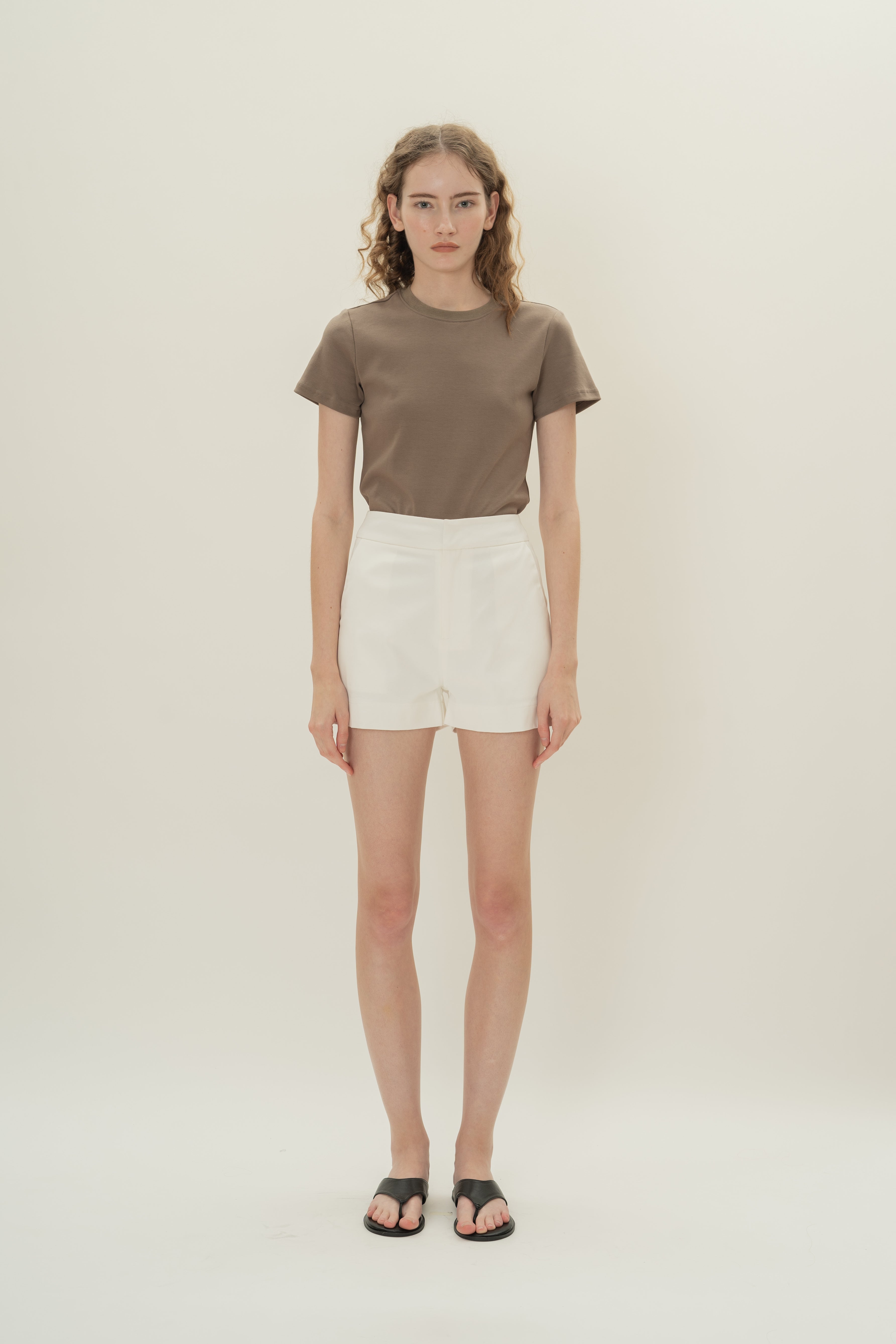 Classic Cotton Shorts in White