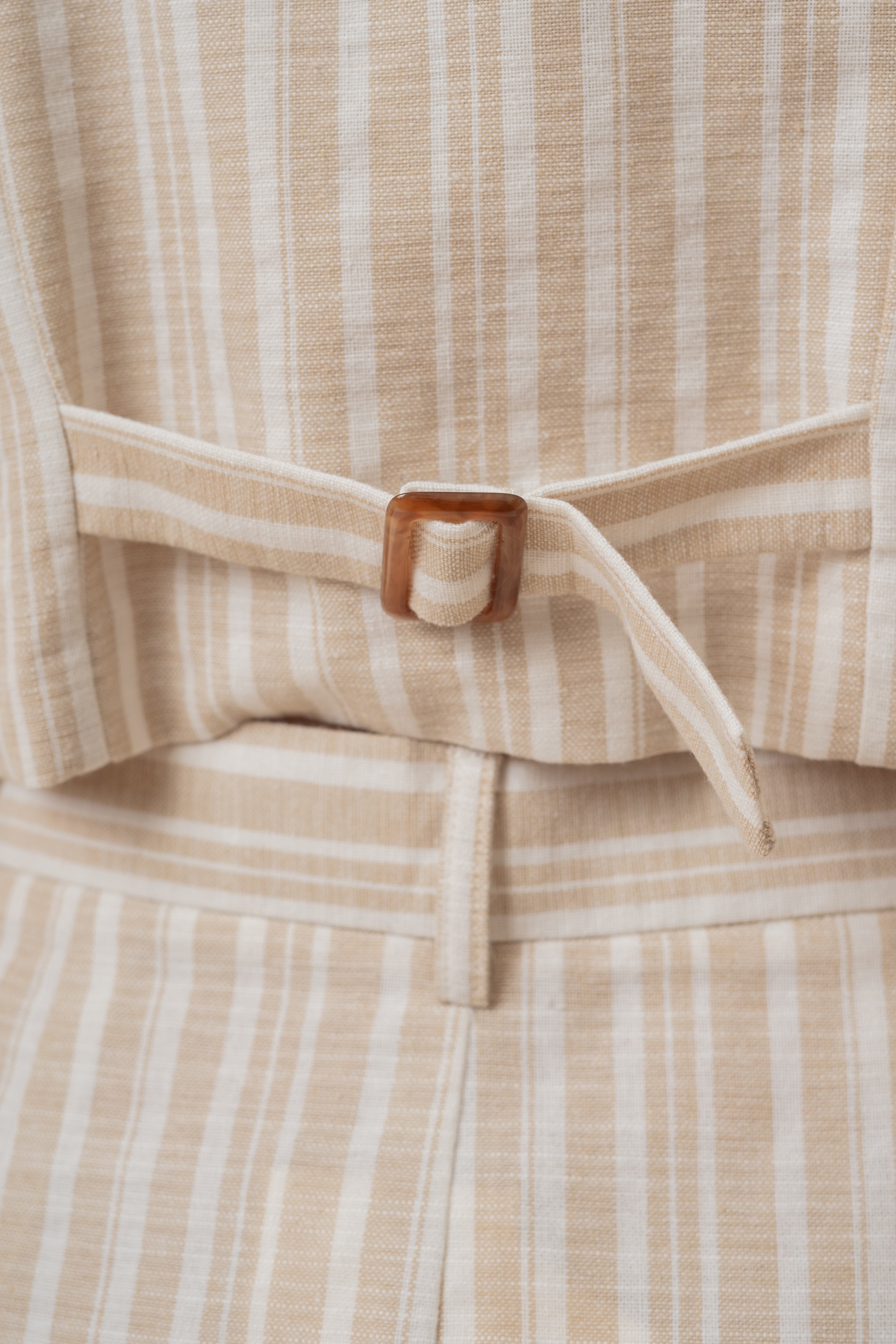 Relaxed Waistcoat in Oasis Stripes