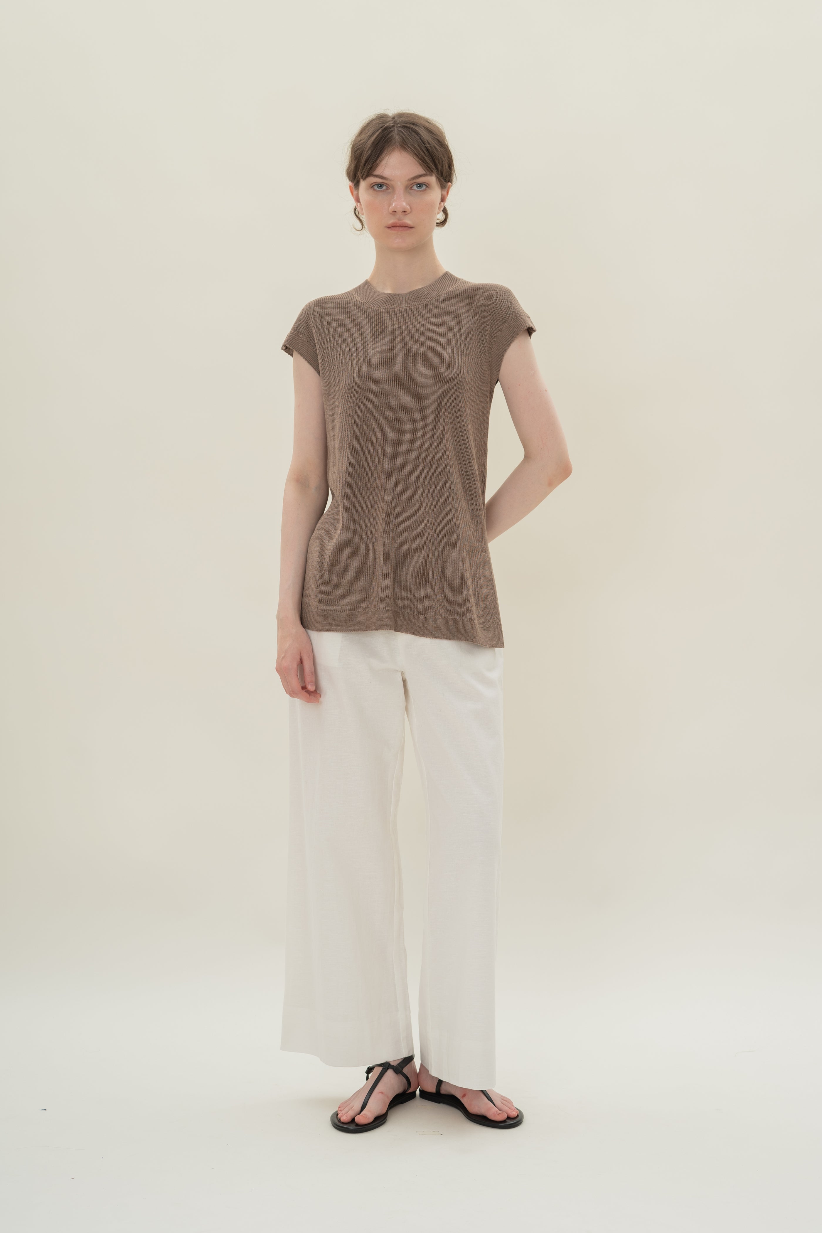 Knitted Tunic in Oak