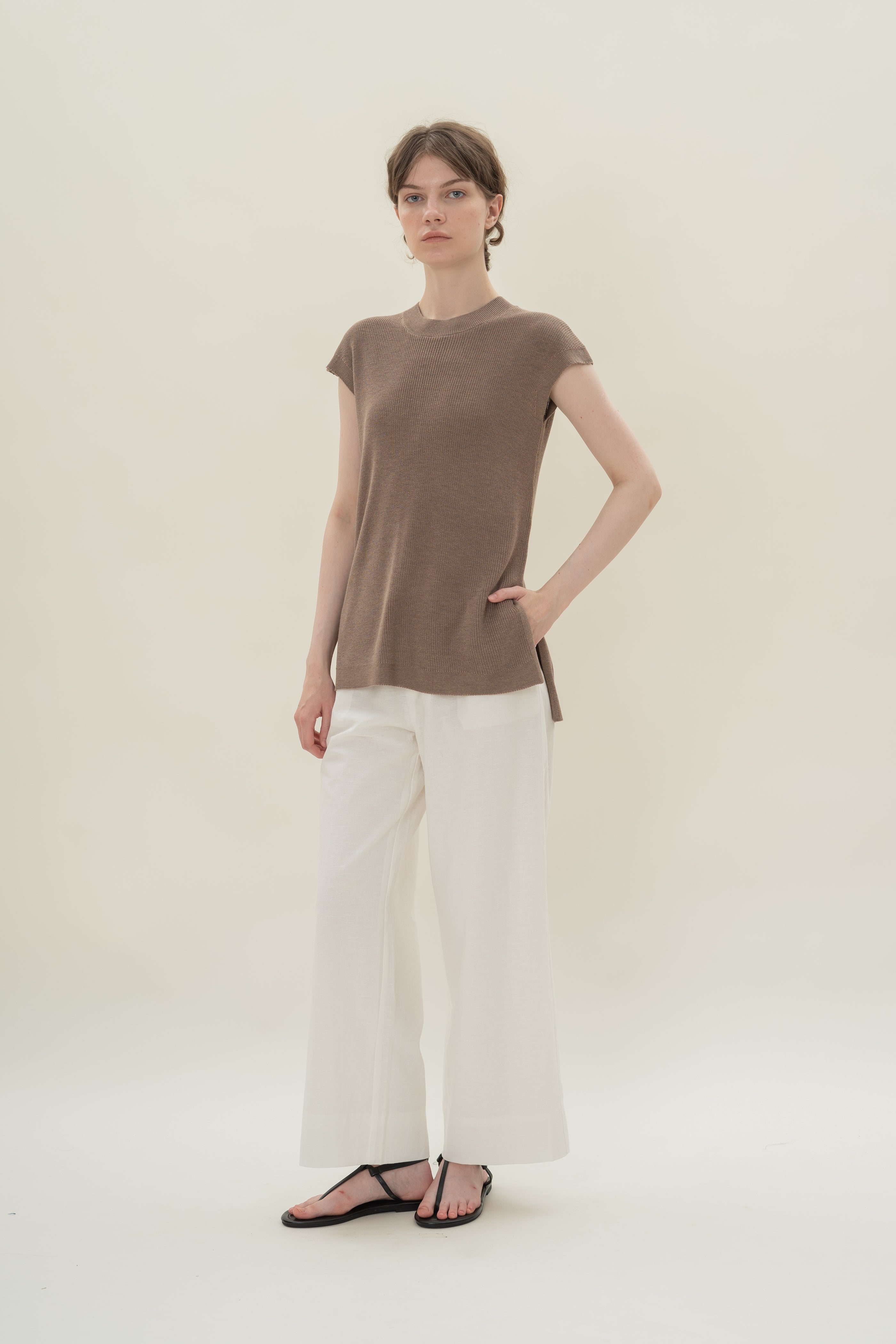 Knitted Tunic in Oak