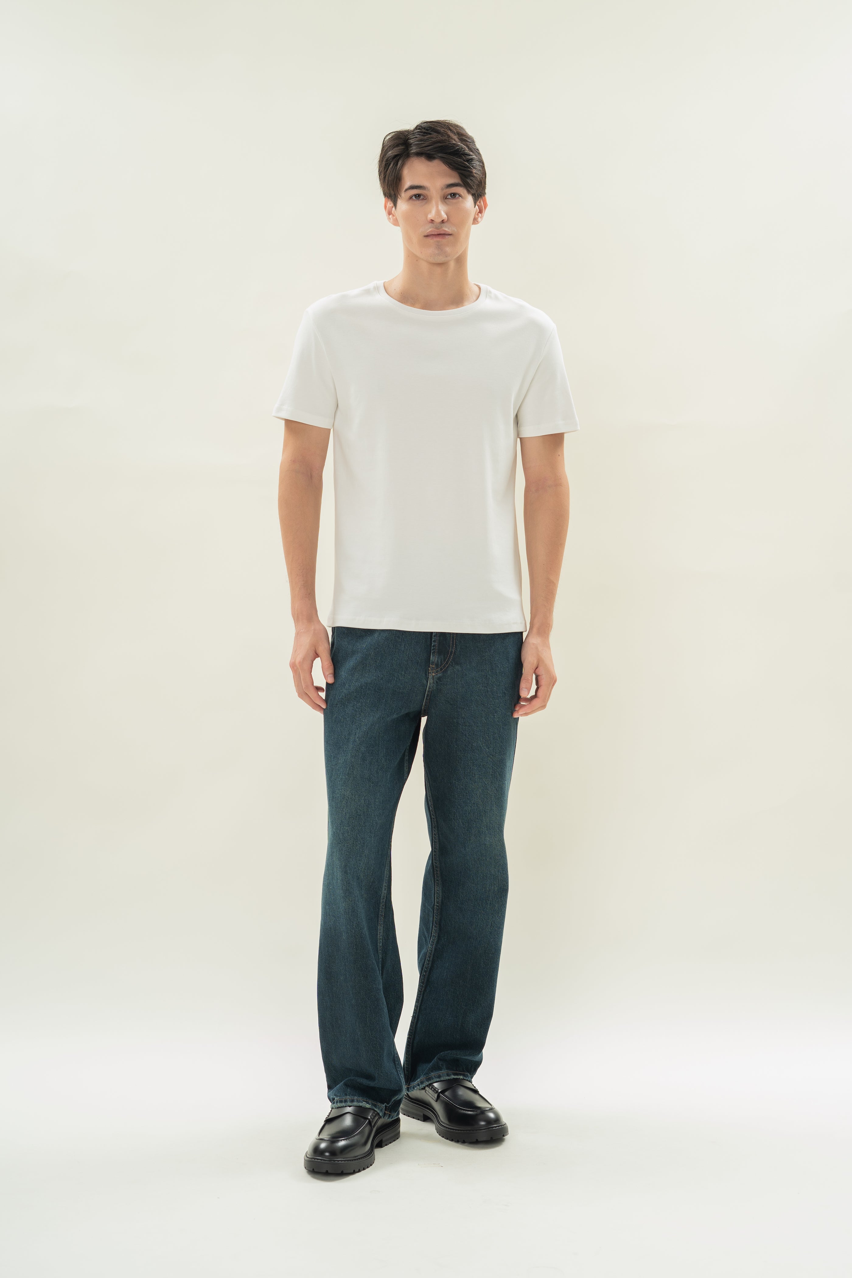 Men's Slim Fit Tee (N°.08) in White