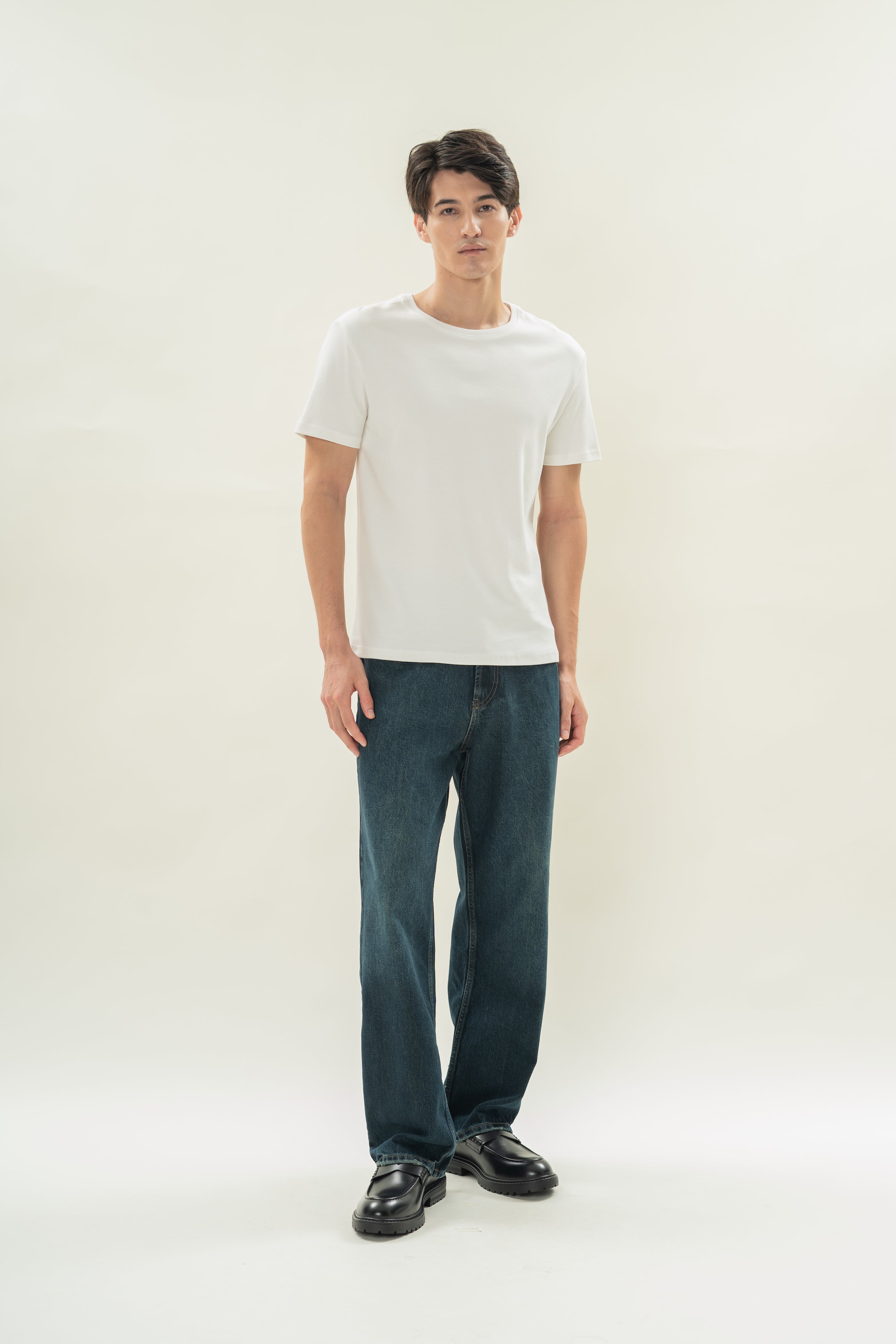 Men's Slim Fit Tee (N°.08) in White