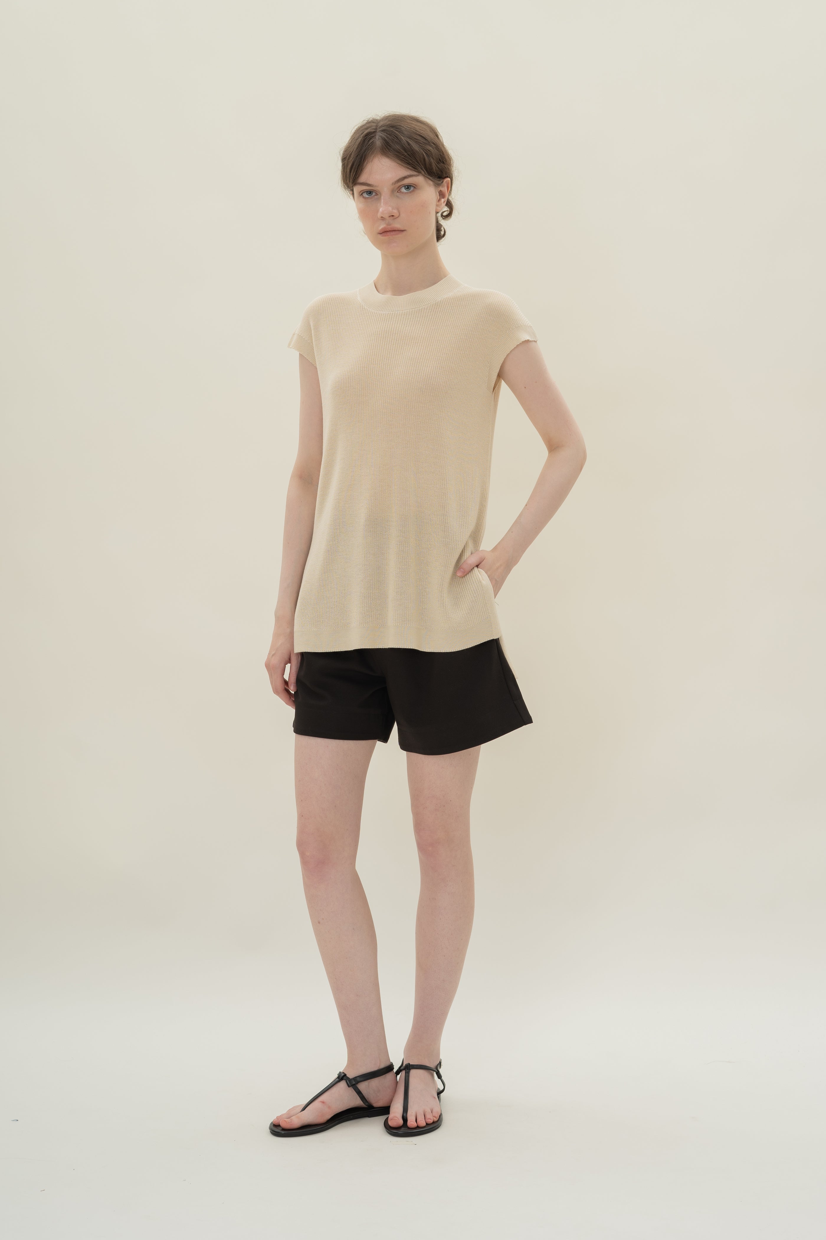 Knitted Tunic in Natural