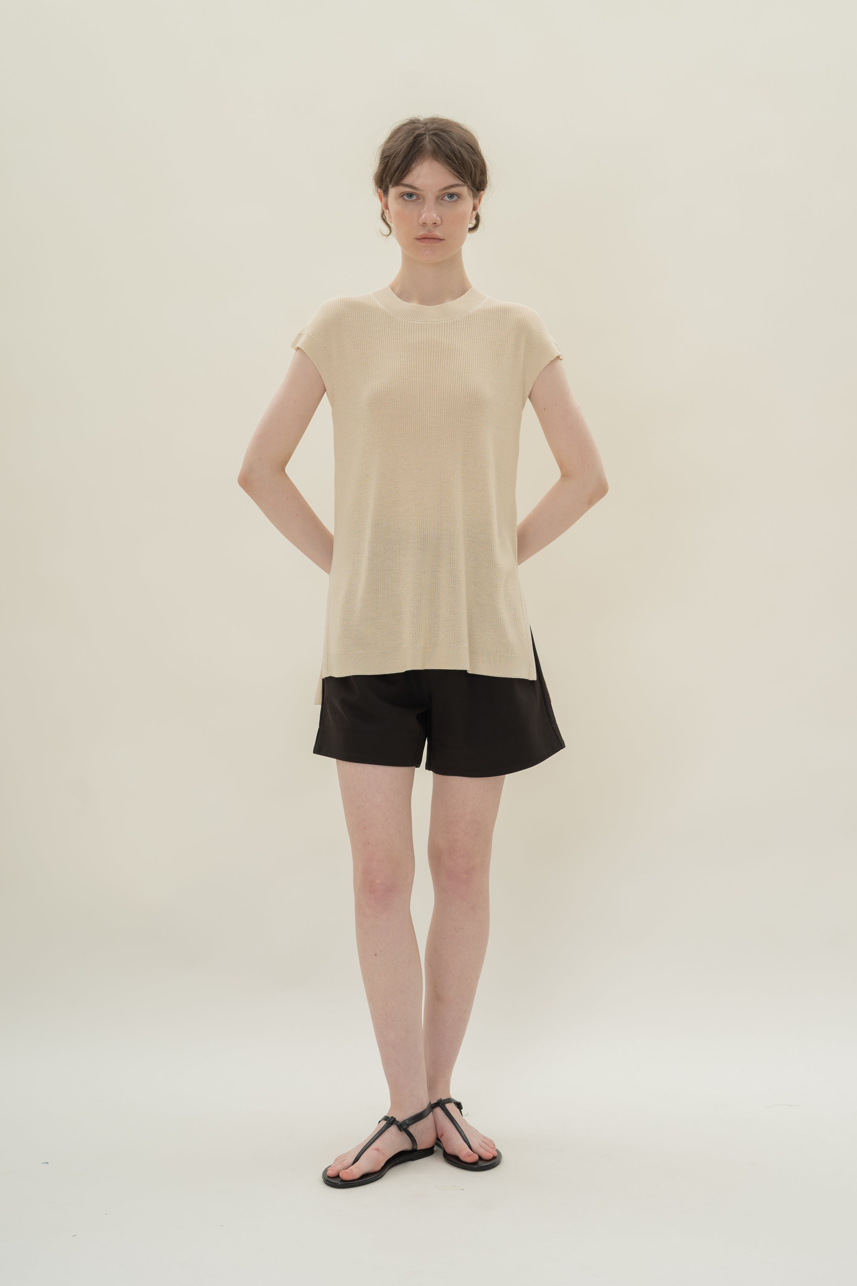 Knitted Tunic in Natural