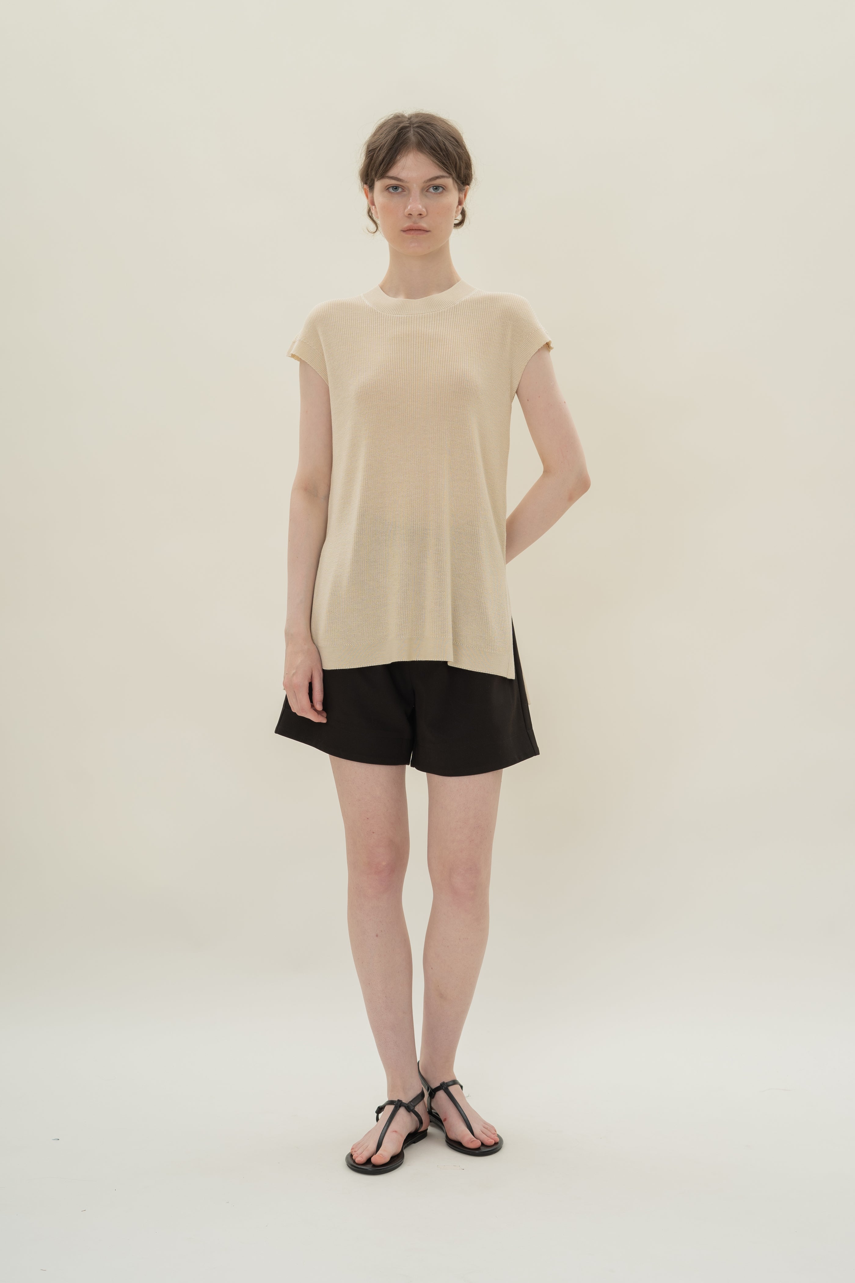 Knitted Tunic in Natural