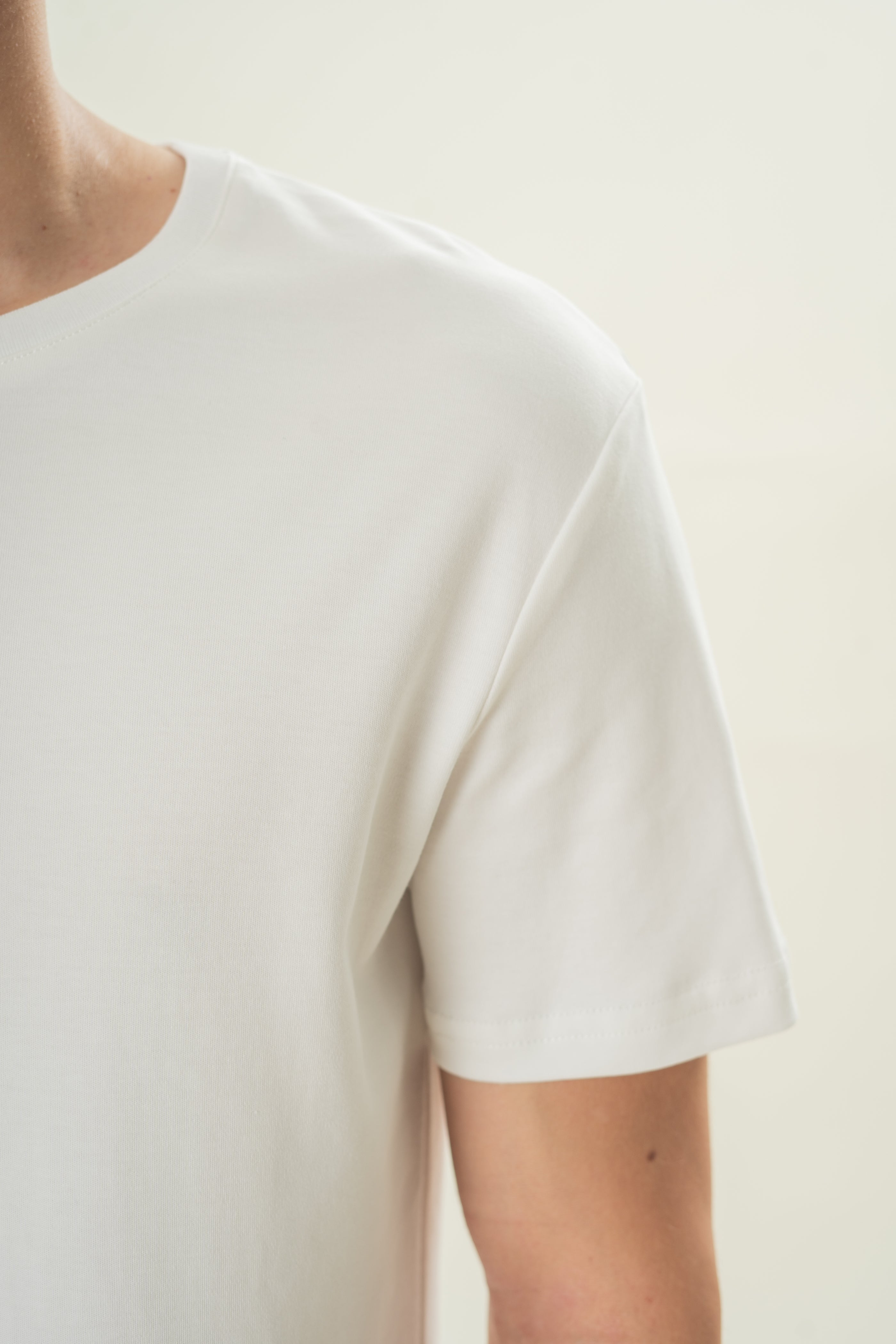 Men's Slim Fit Tee (N°.08) in White