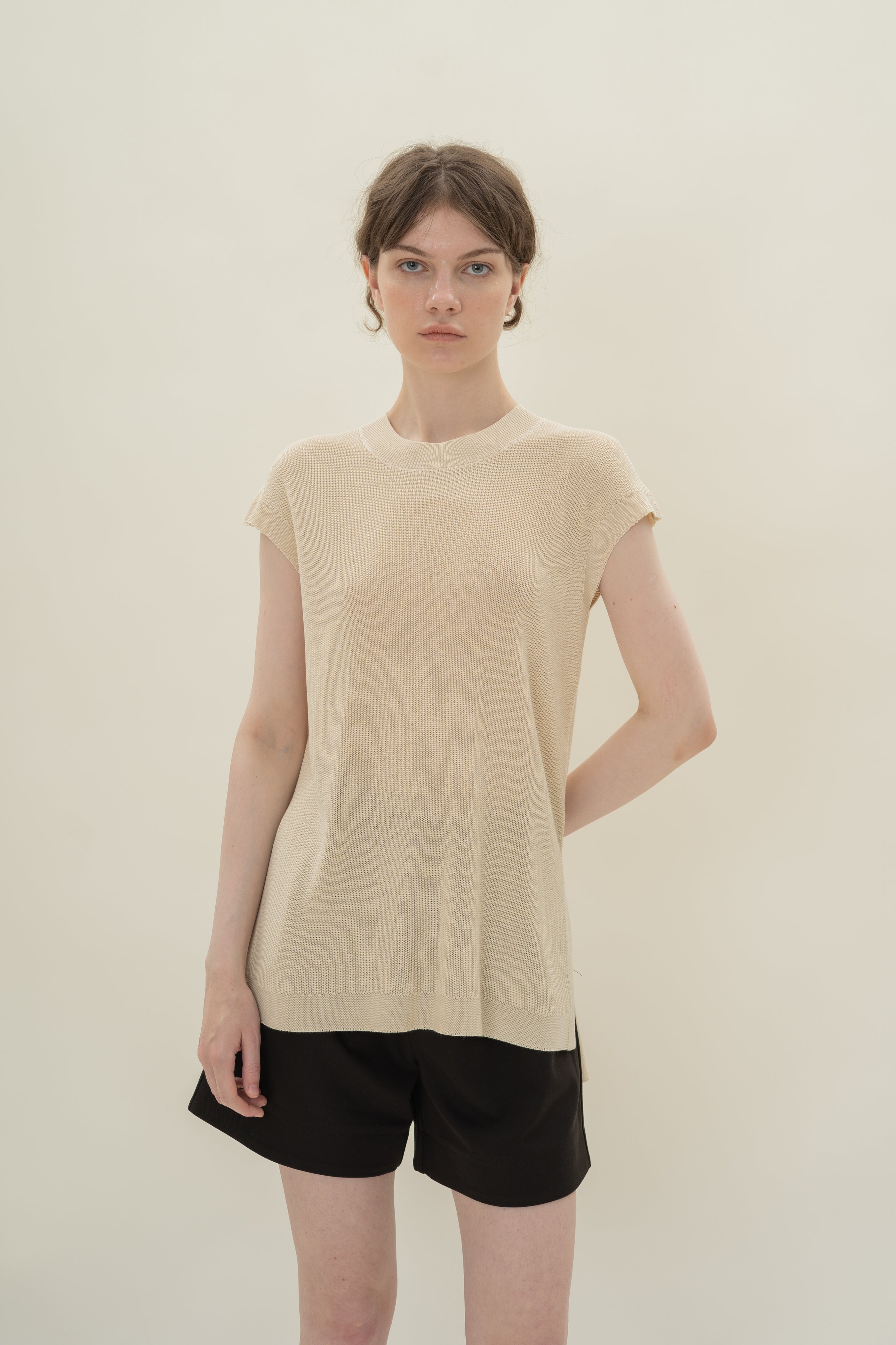 Knitted Tunic in Natural