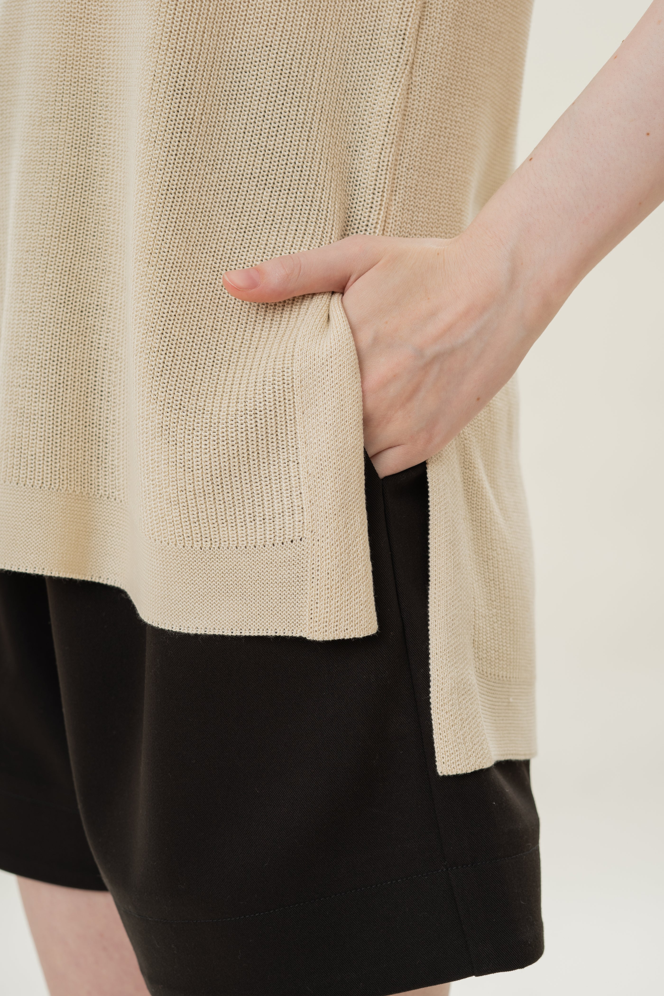 Knitted Tunic in Natural