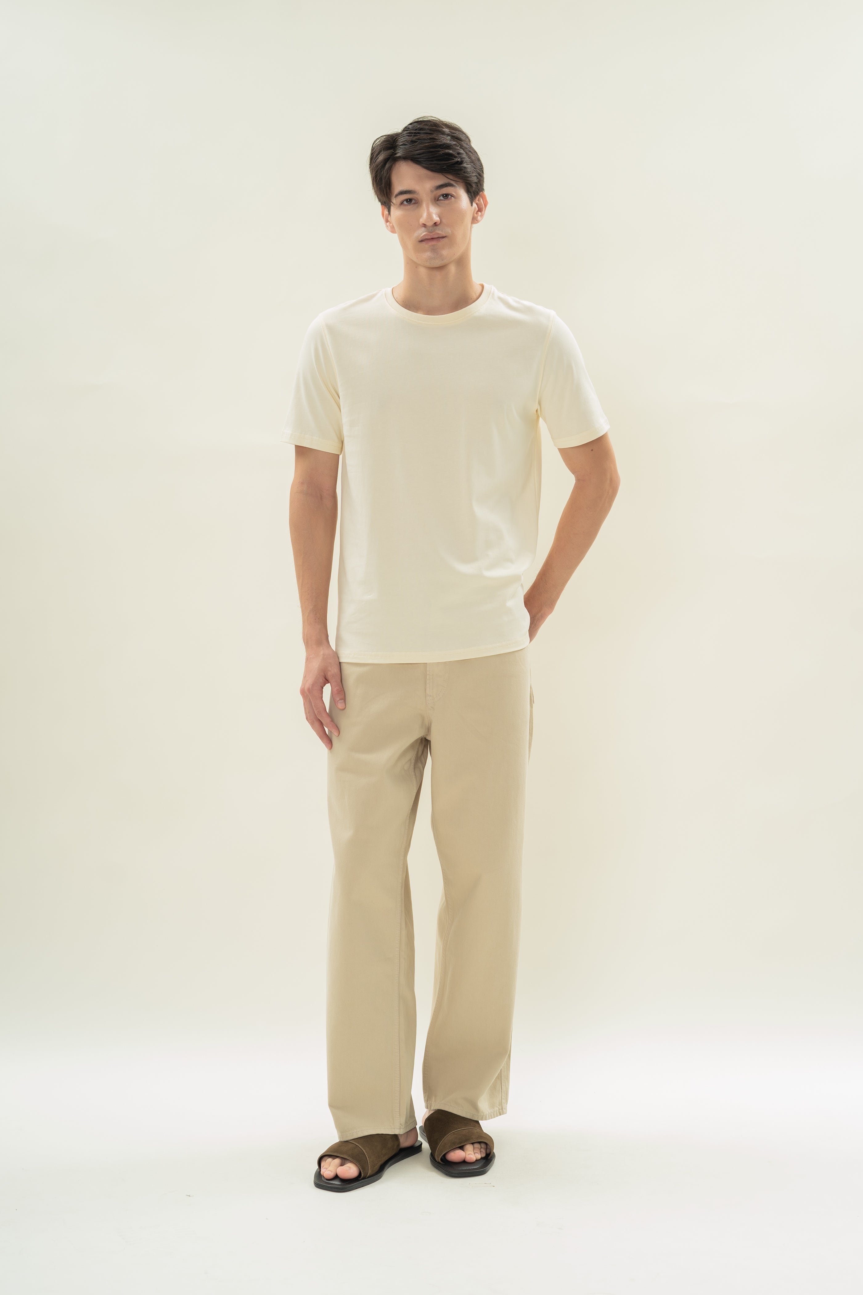 Men's Regular Fit Tee (N°.07) in Bone