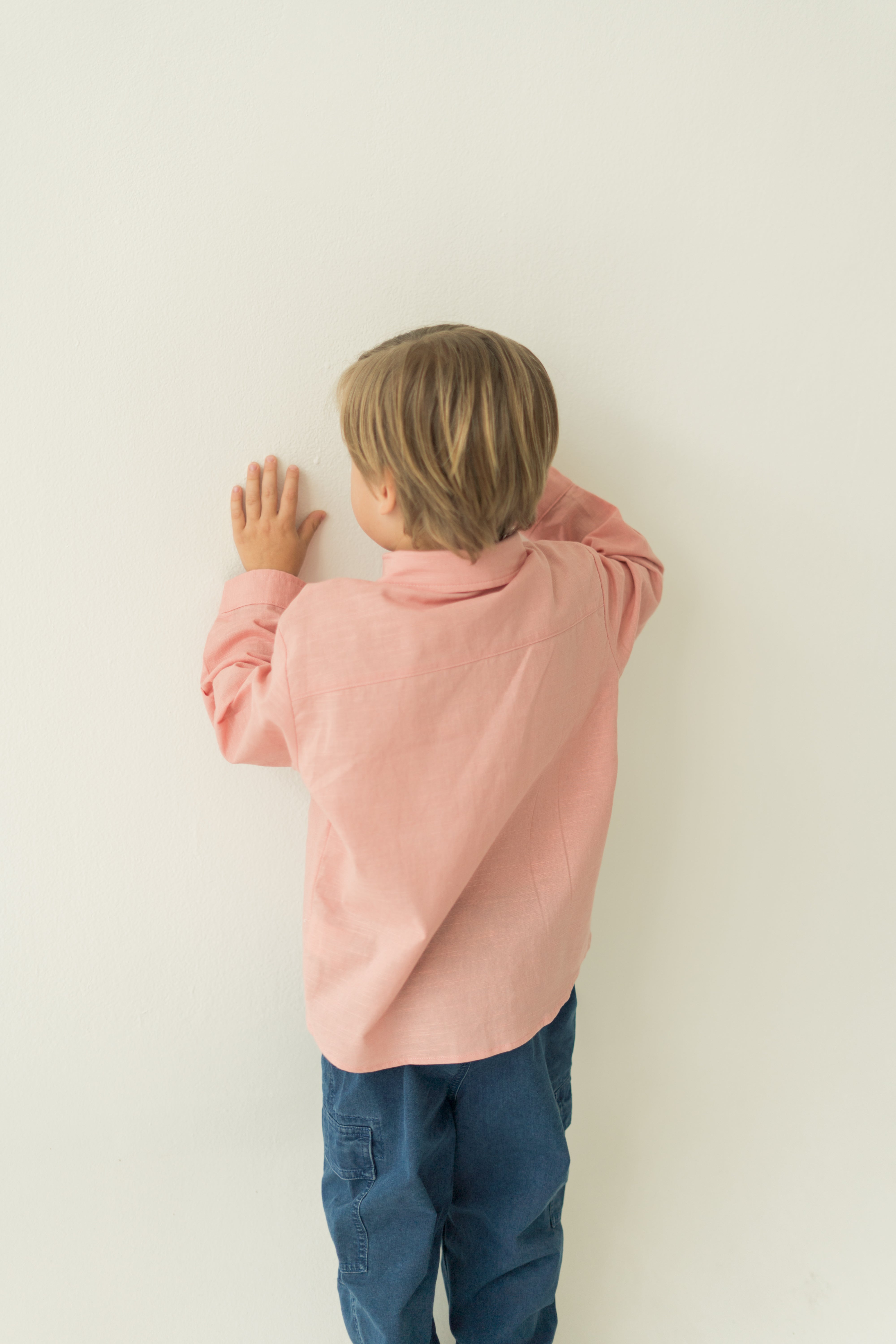 Mini Boy's Long Sleeved Shirt in Pink