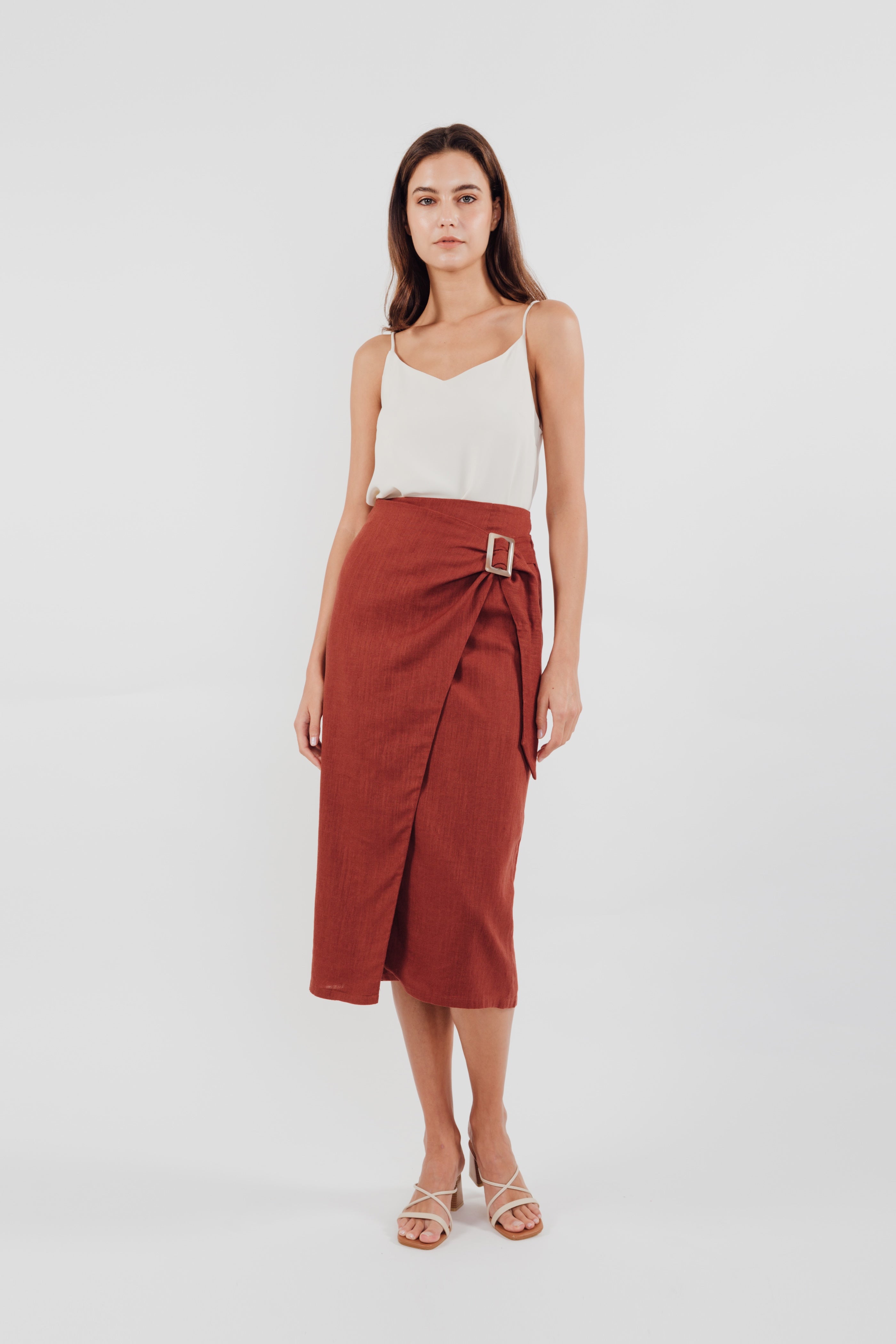 Wrap Skirt in Rust (Sale)