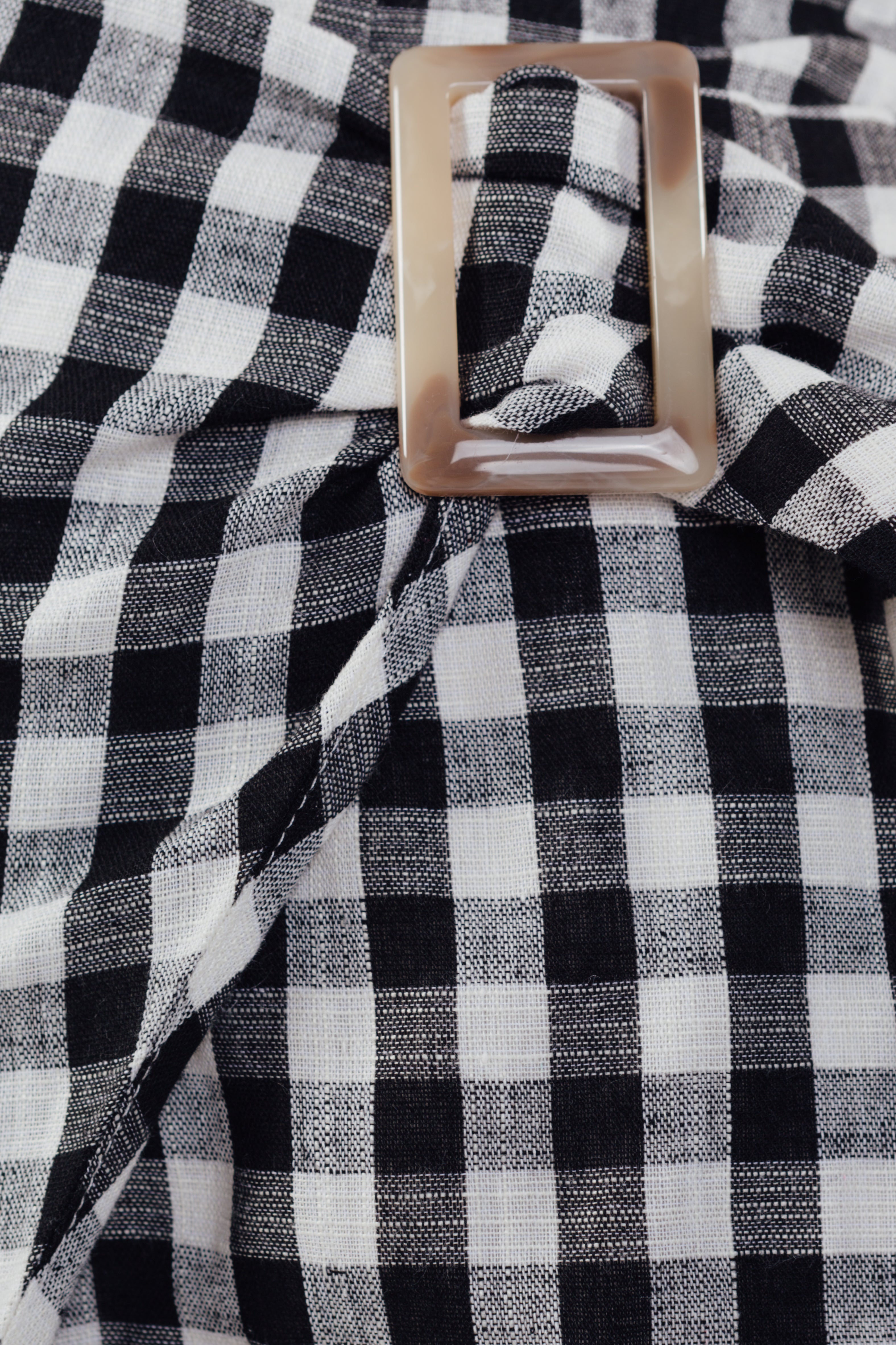 Wrap Skirt in Checkered Print (Sale)