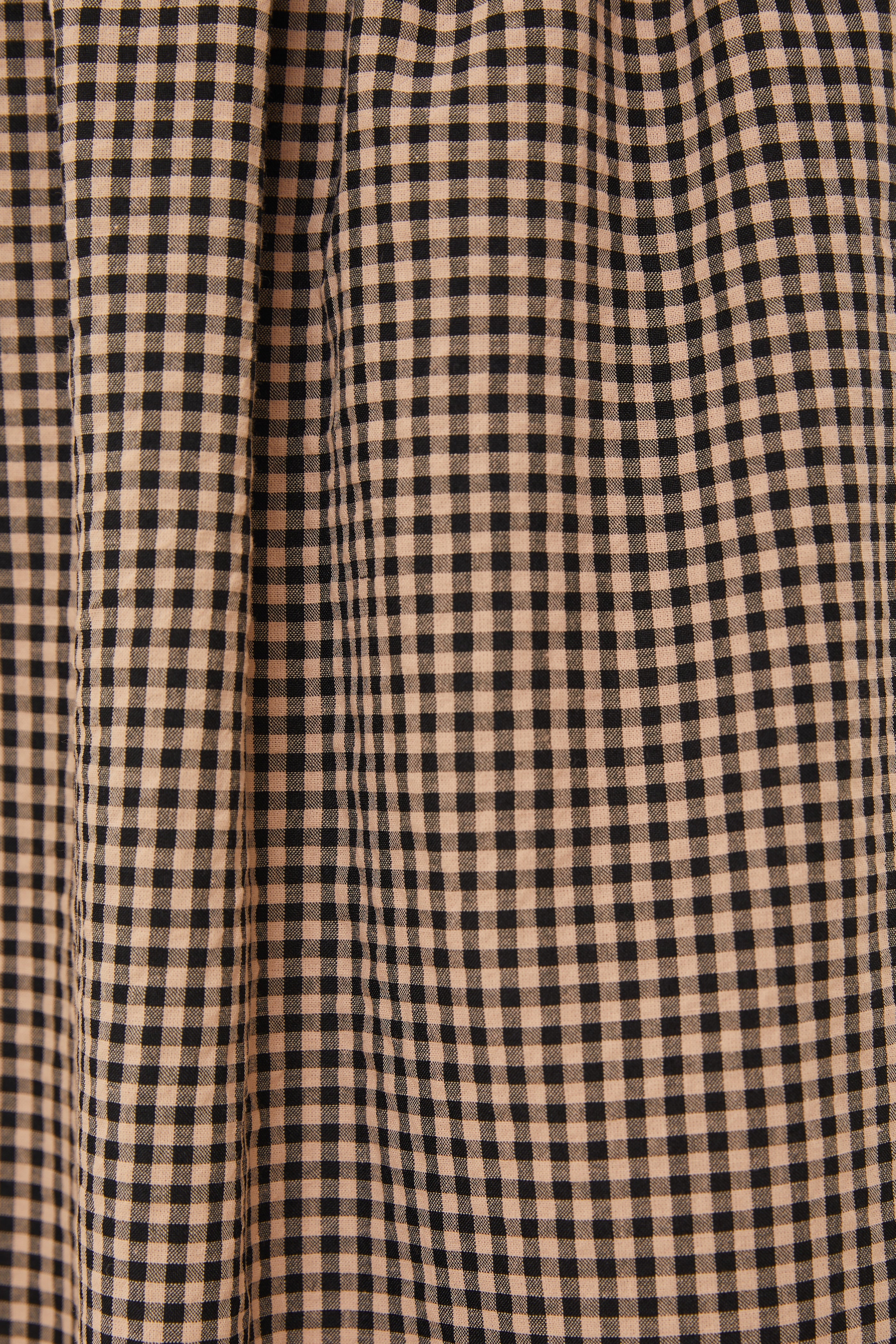 Gathered Cotton Midi Skirt in Fall