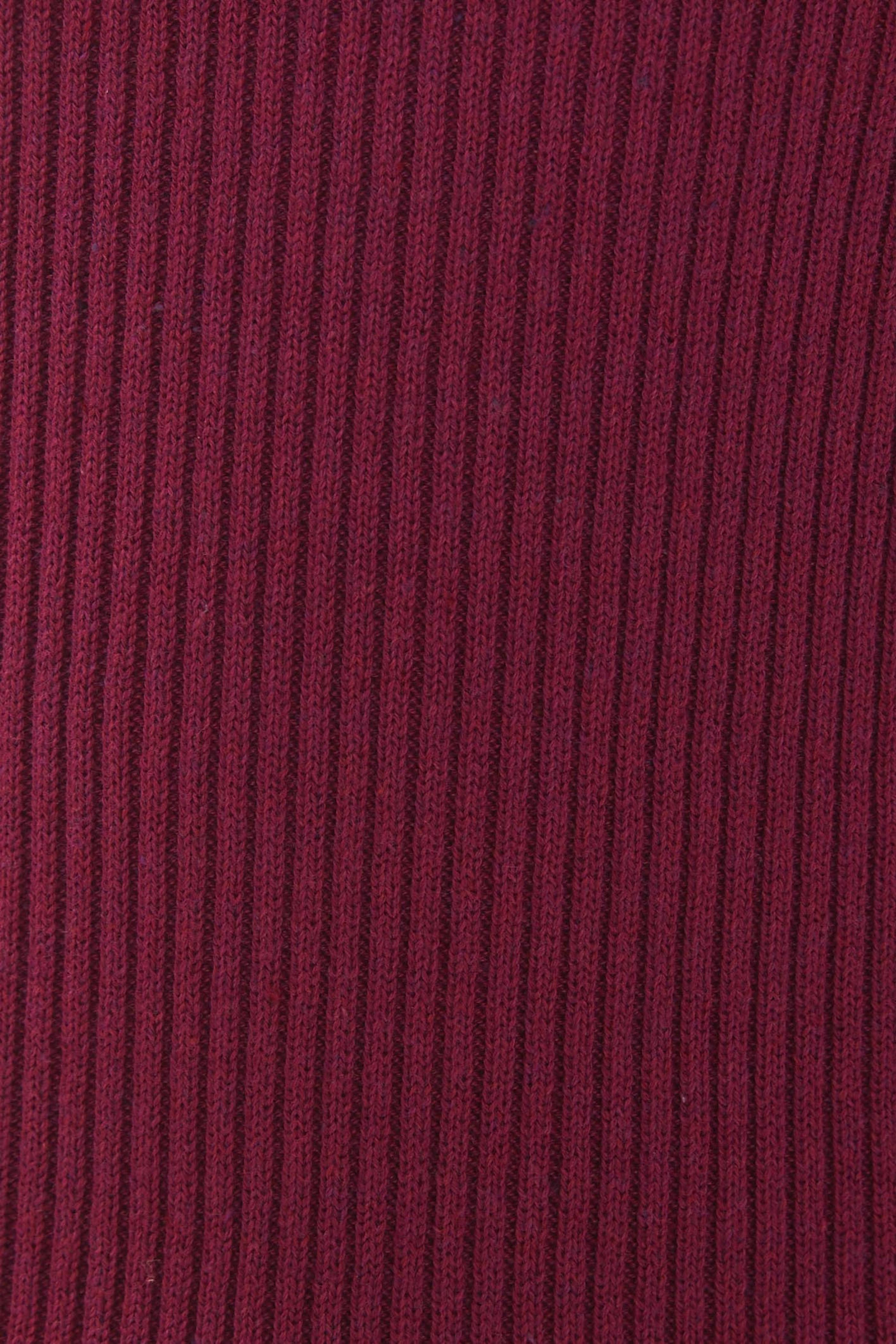 V Neck Knit Tank in Beetroot