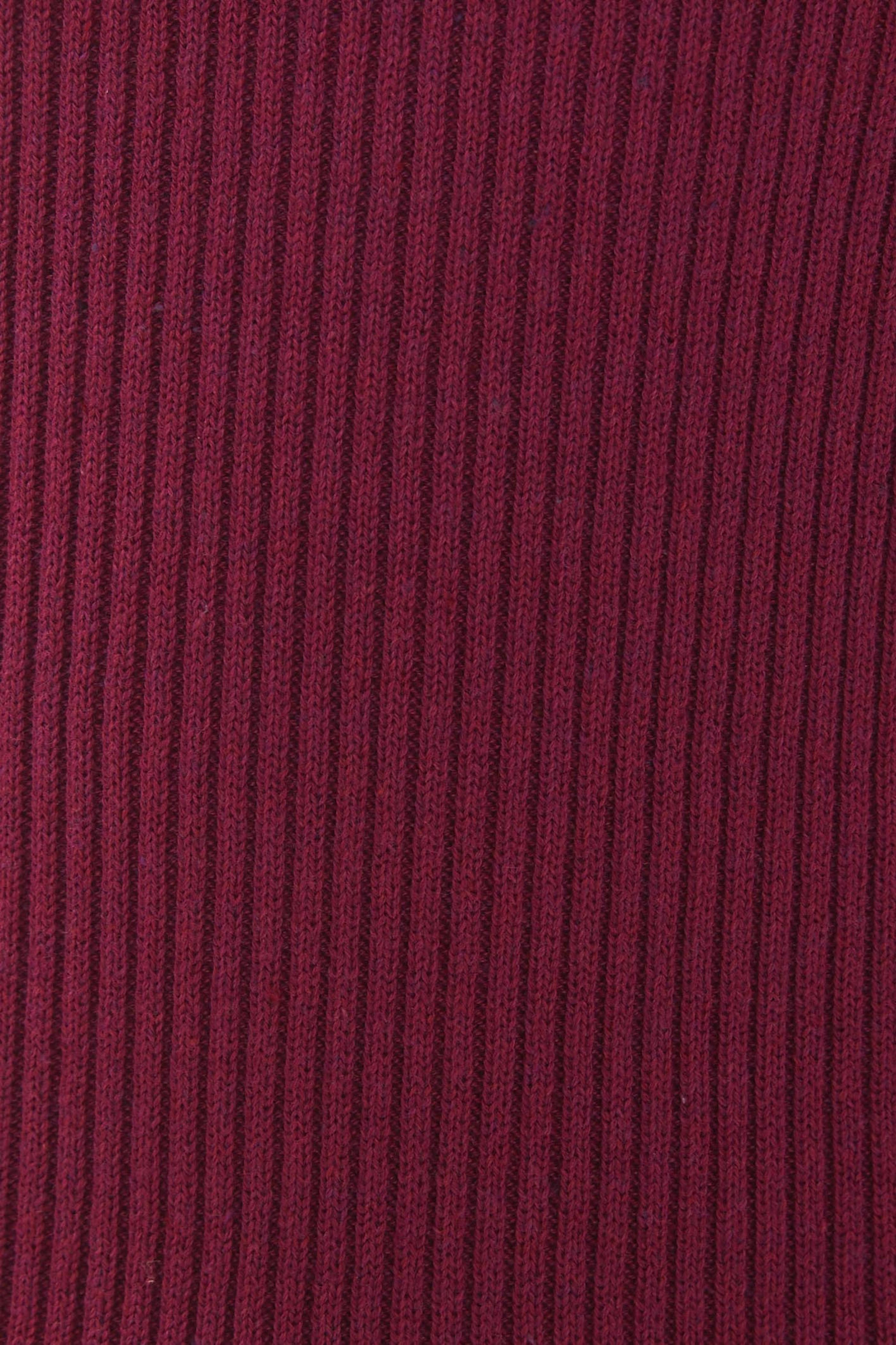 V Neck Knit Tank in Beetroot