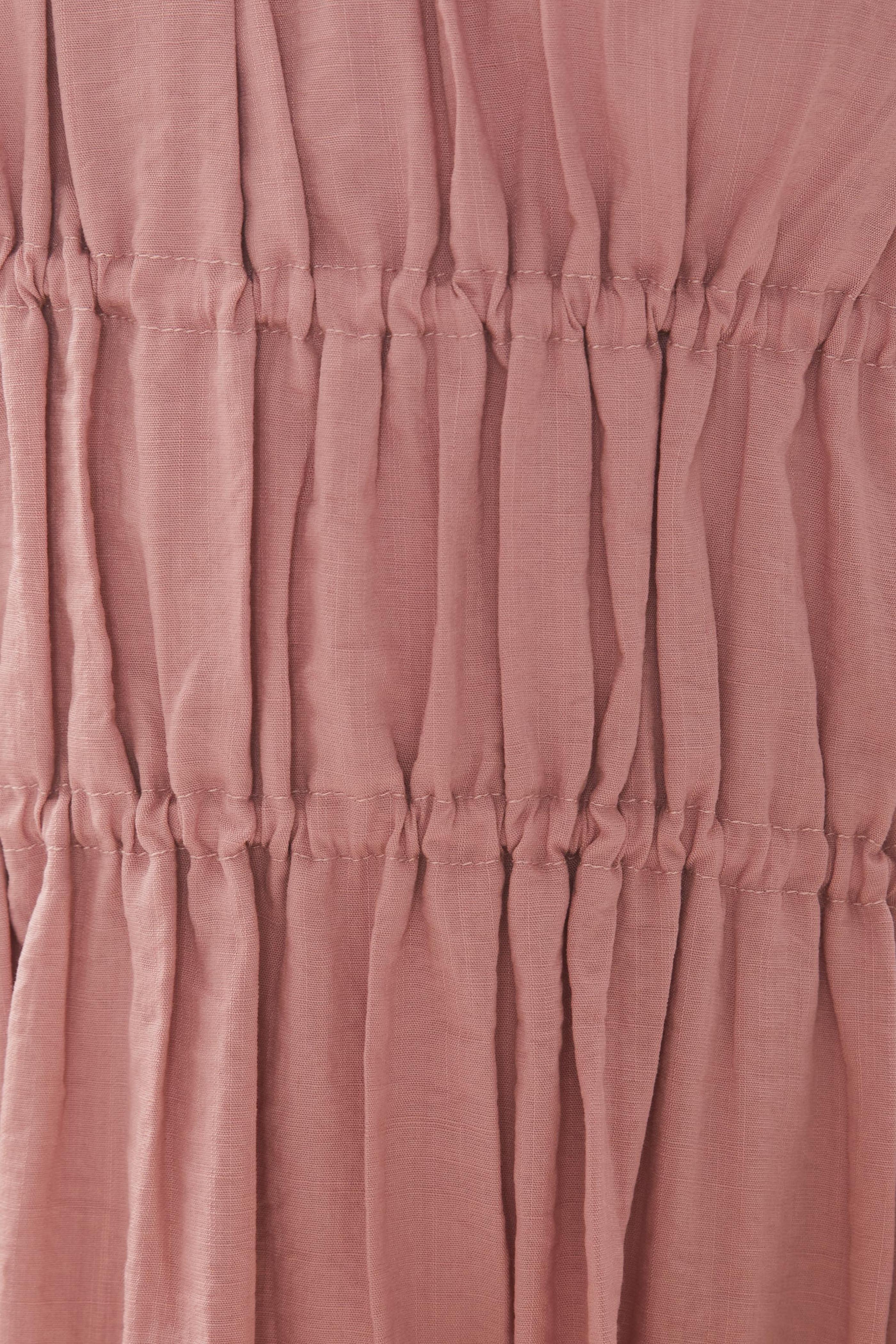 Ruched Waist Dress in Tea Rose