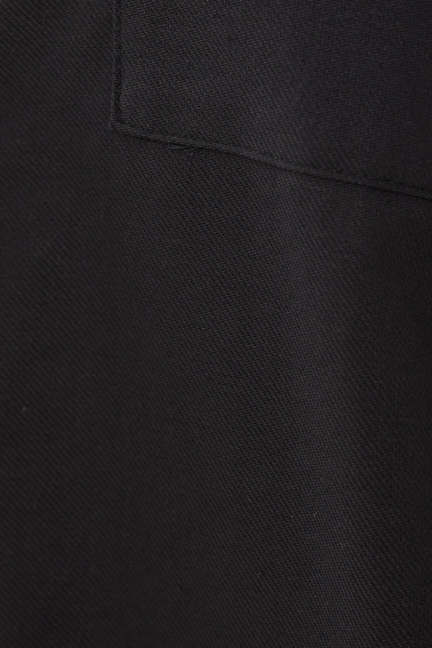 Cotton Short Sleeved Shirt in Black