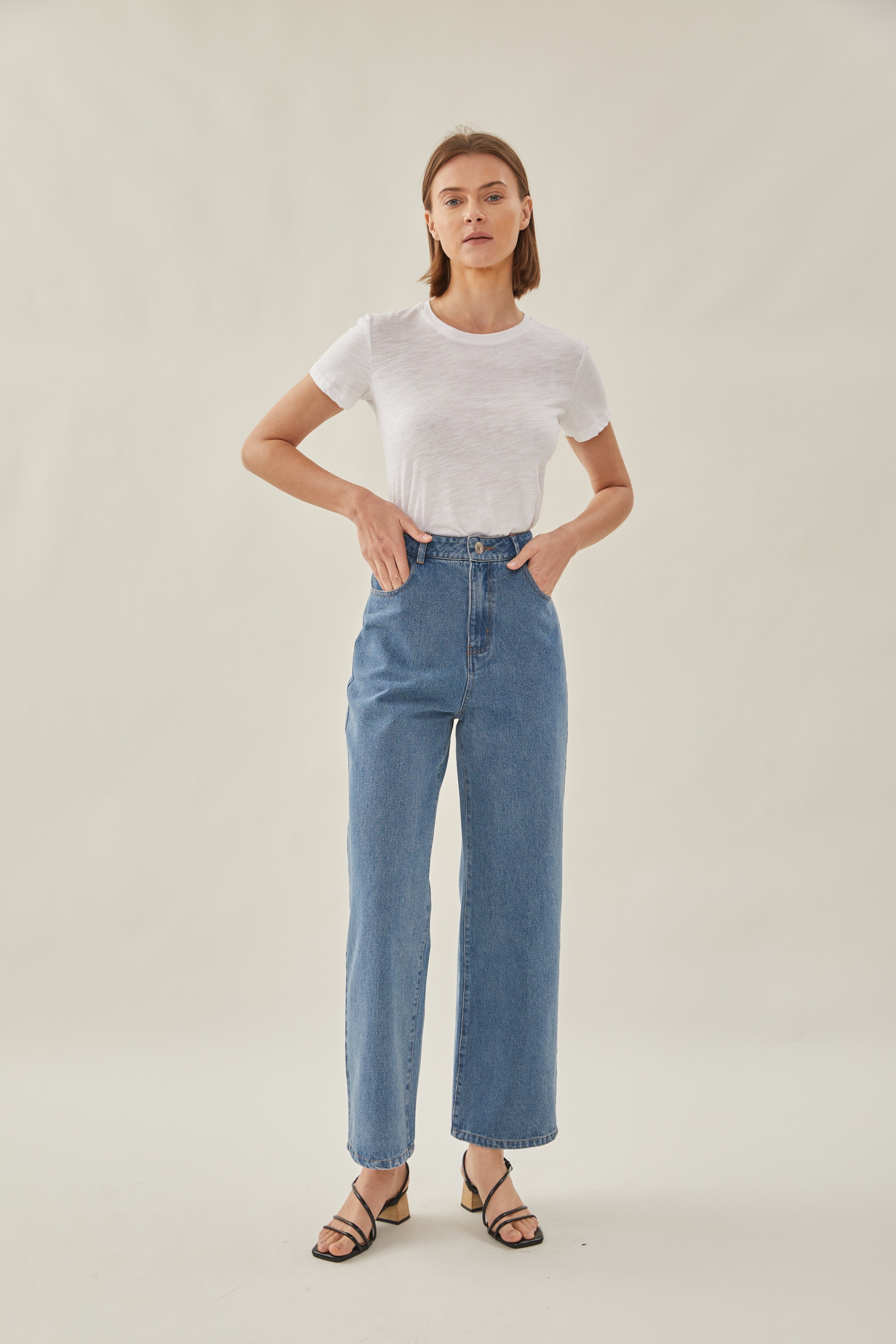 Soft Fitted Tee in White