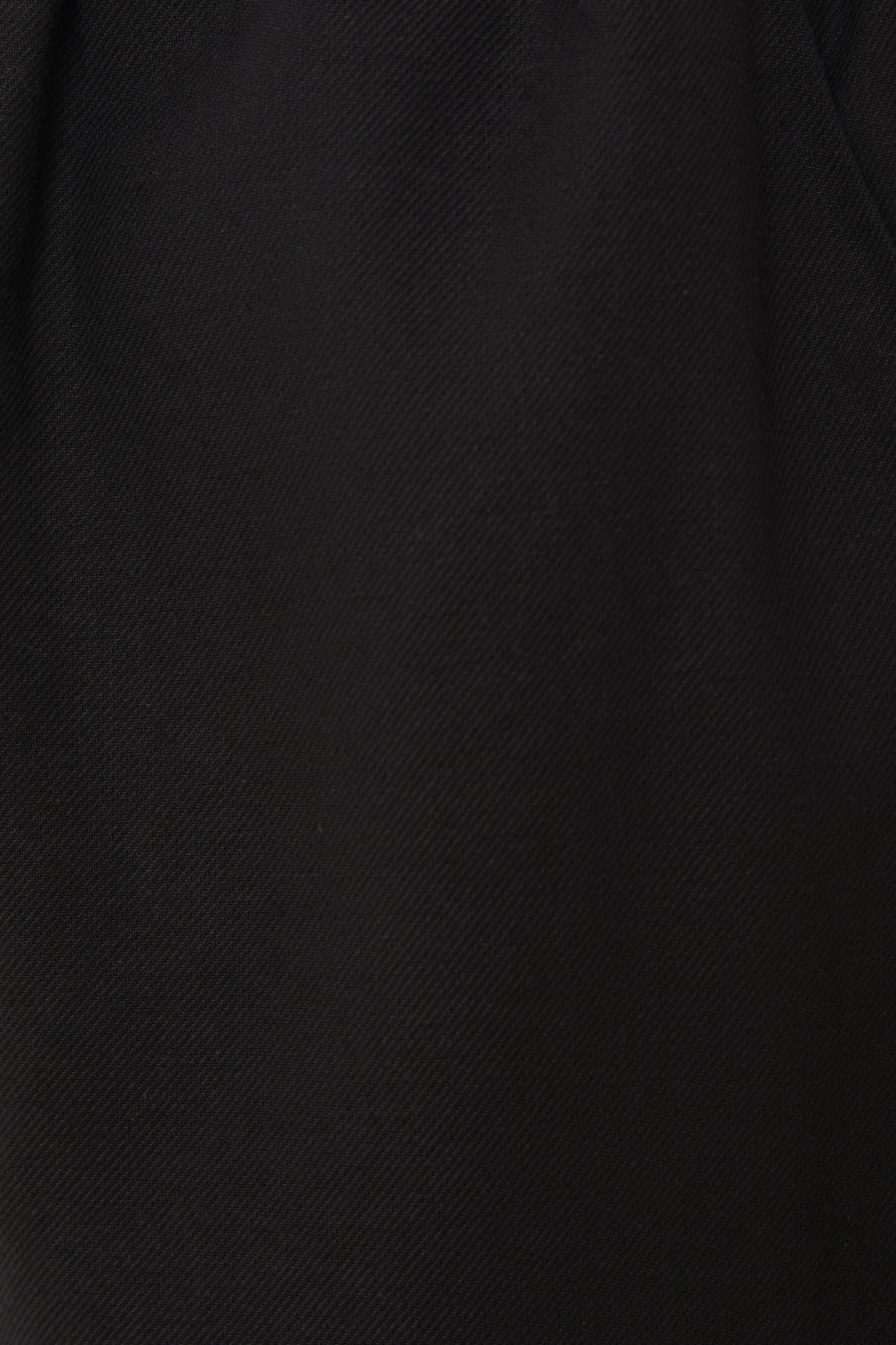 Relaxed Waisted Trousers in Black