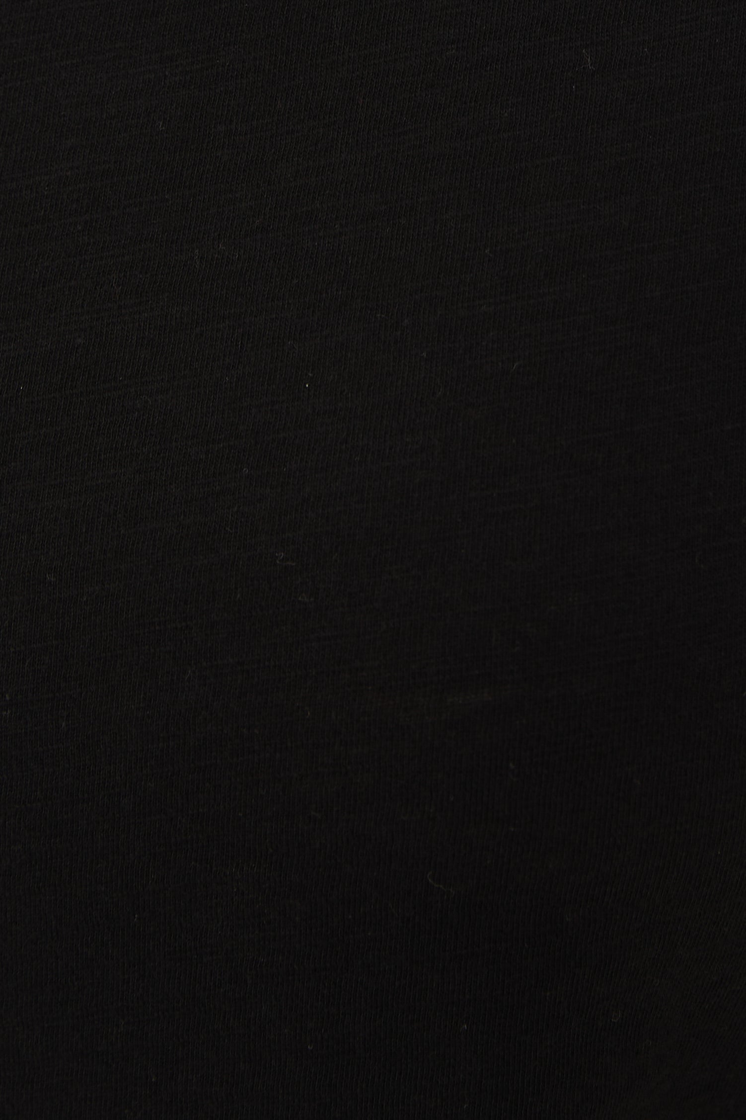 Soft Fitted Tee in Black