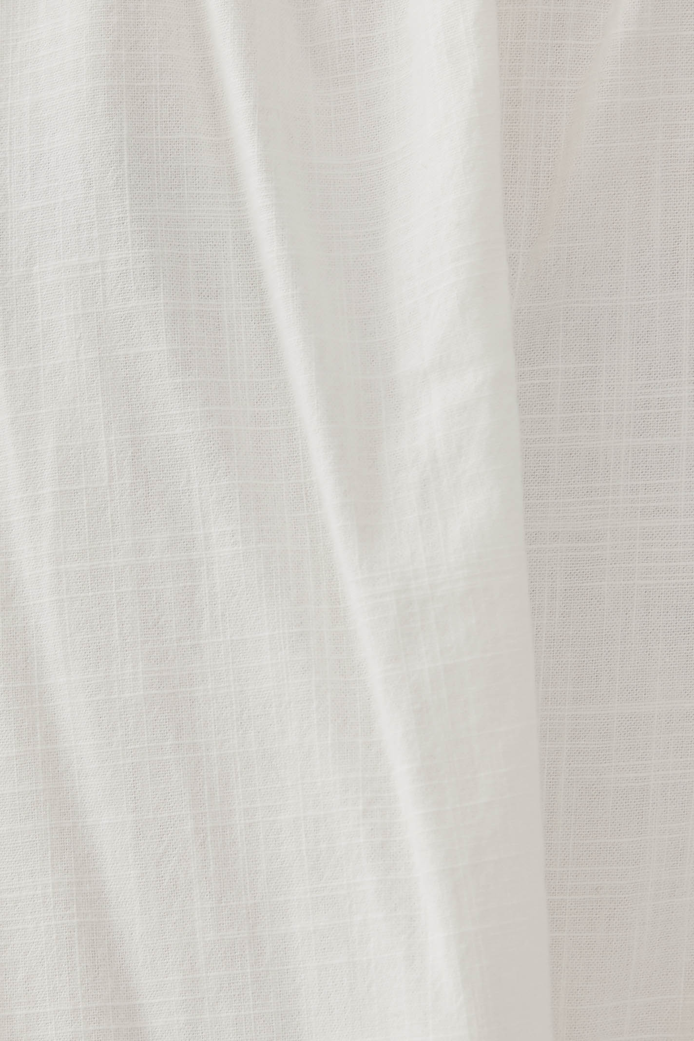 Cotton Midi Skirt in White