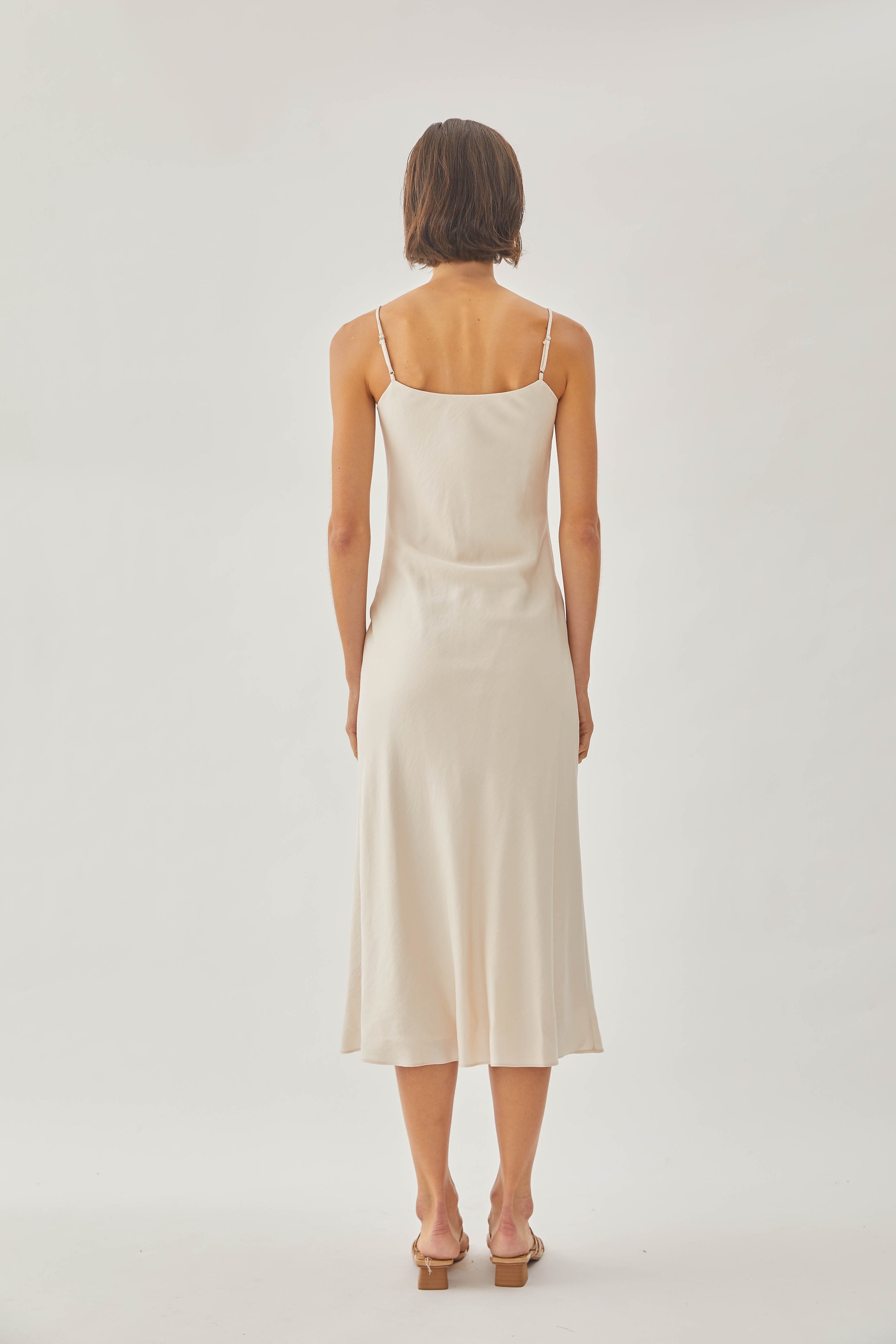Slip Dress in Sand