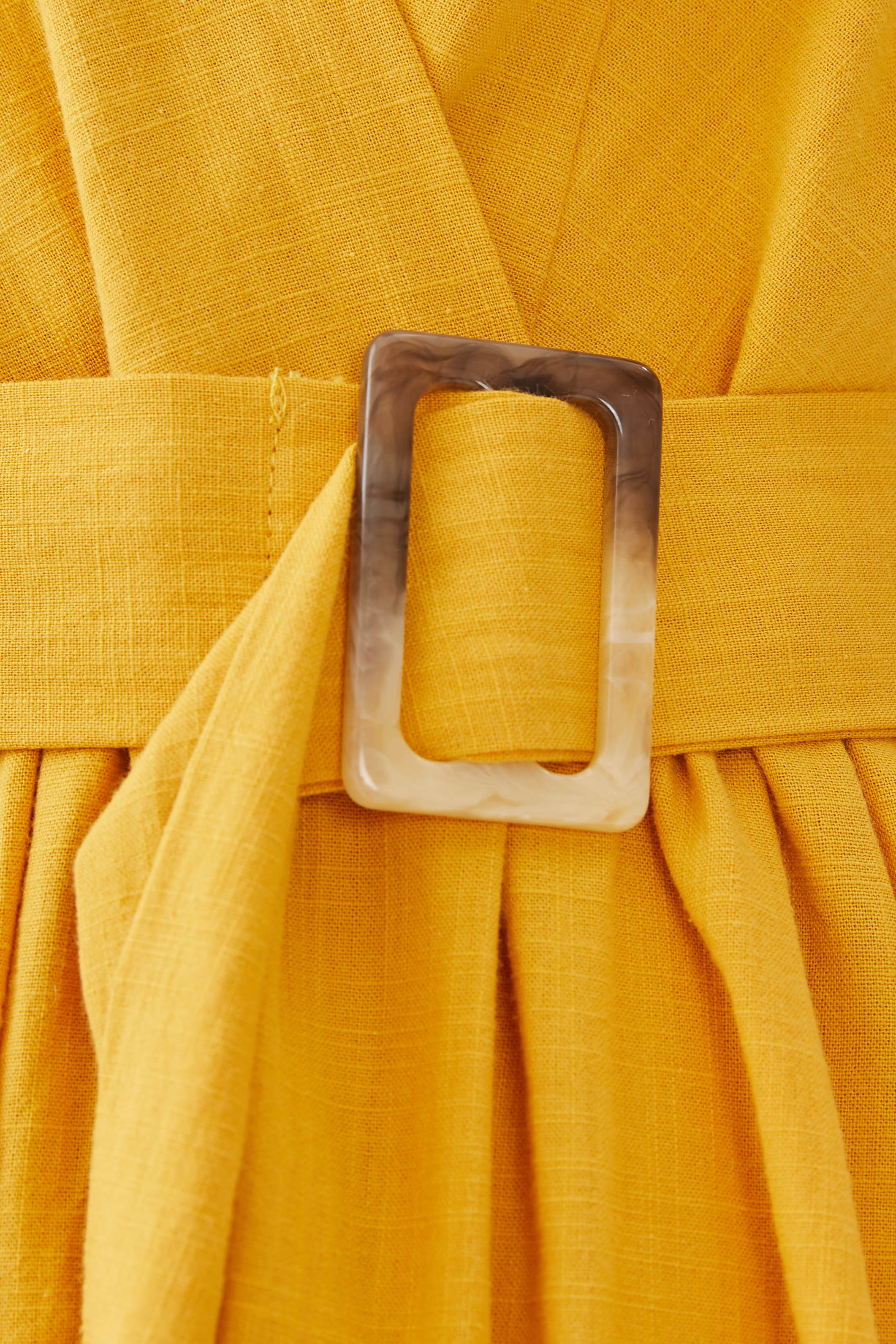 Cotton Wrapped Dress in Sunburst