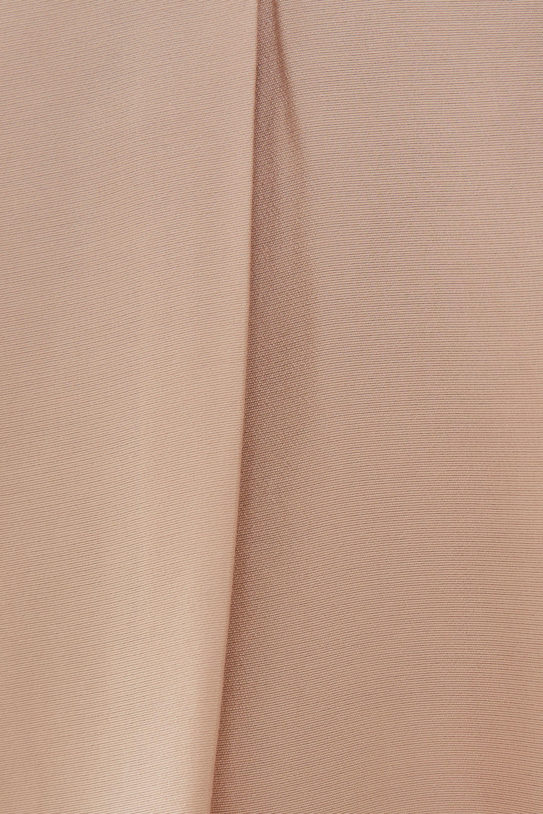 V Neck Sleeved Top in Petal Pink