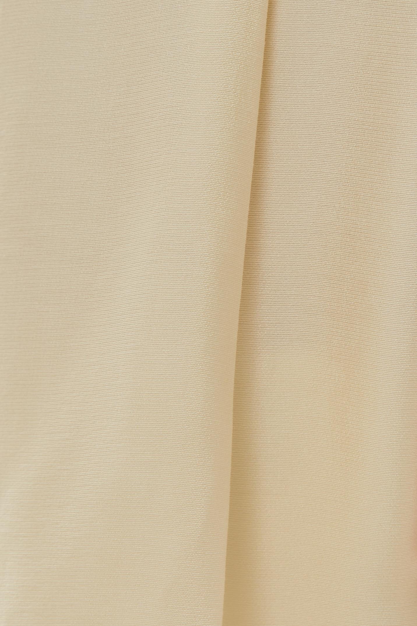 V Neck Sleeved Top in Natural