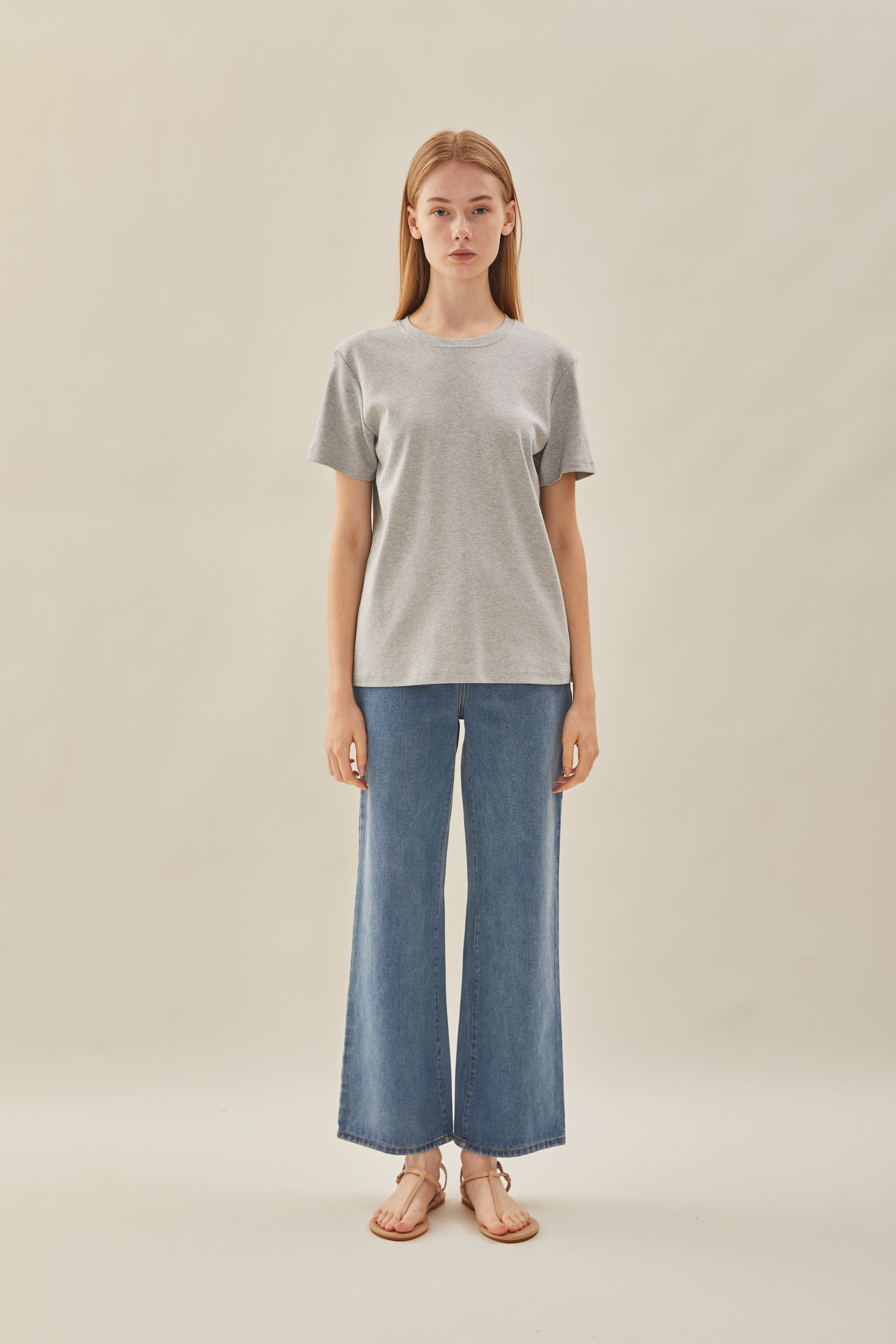 Box Cut Tee in Heather (N°.05)