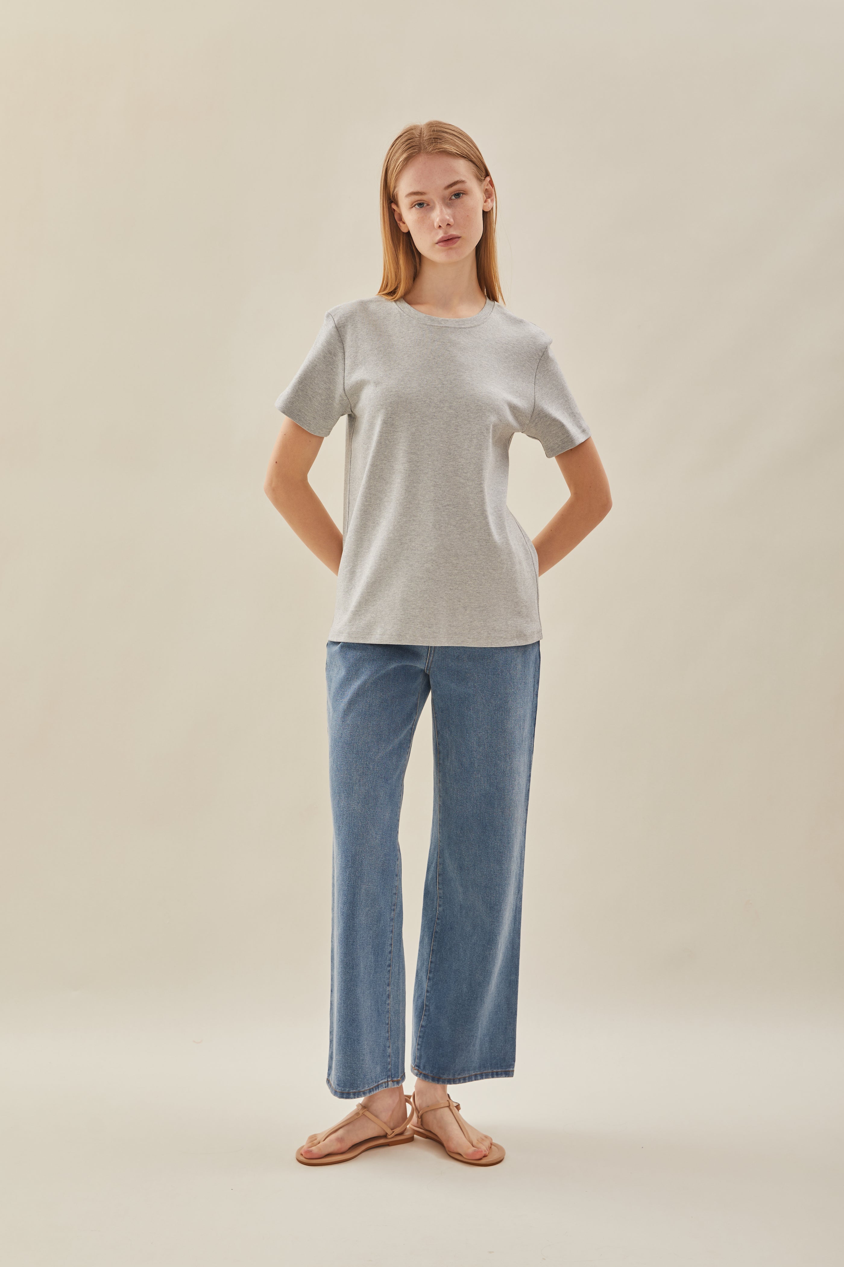 Box Cut Tee in Heather (N°.05)