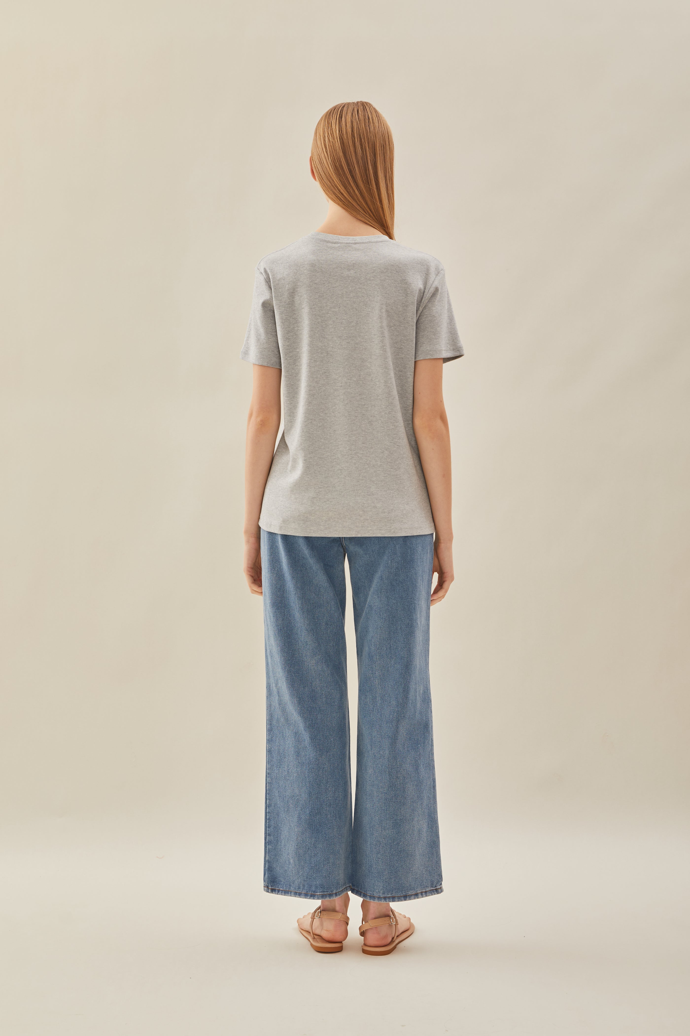 Box Cut Tee in Heather (N°.05)